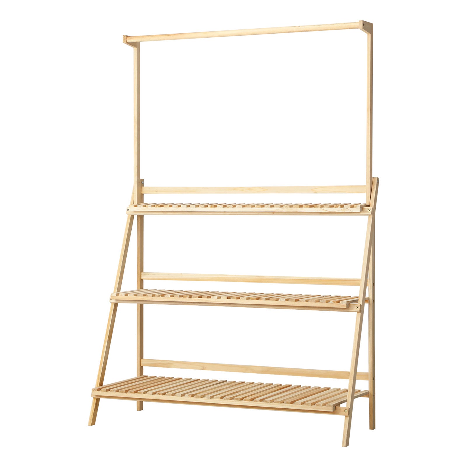 Livsip Plant Stand Outdoor Indoor Wooden Flower Pots Rack Corner Planter Shelf - Sunyee