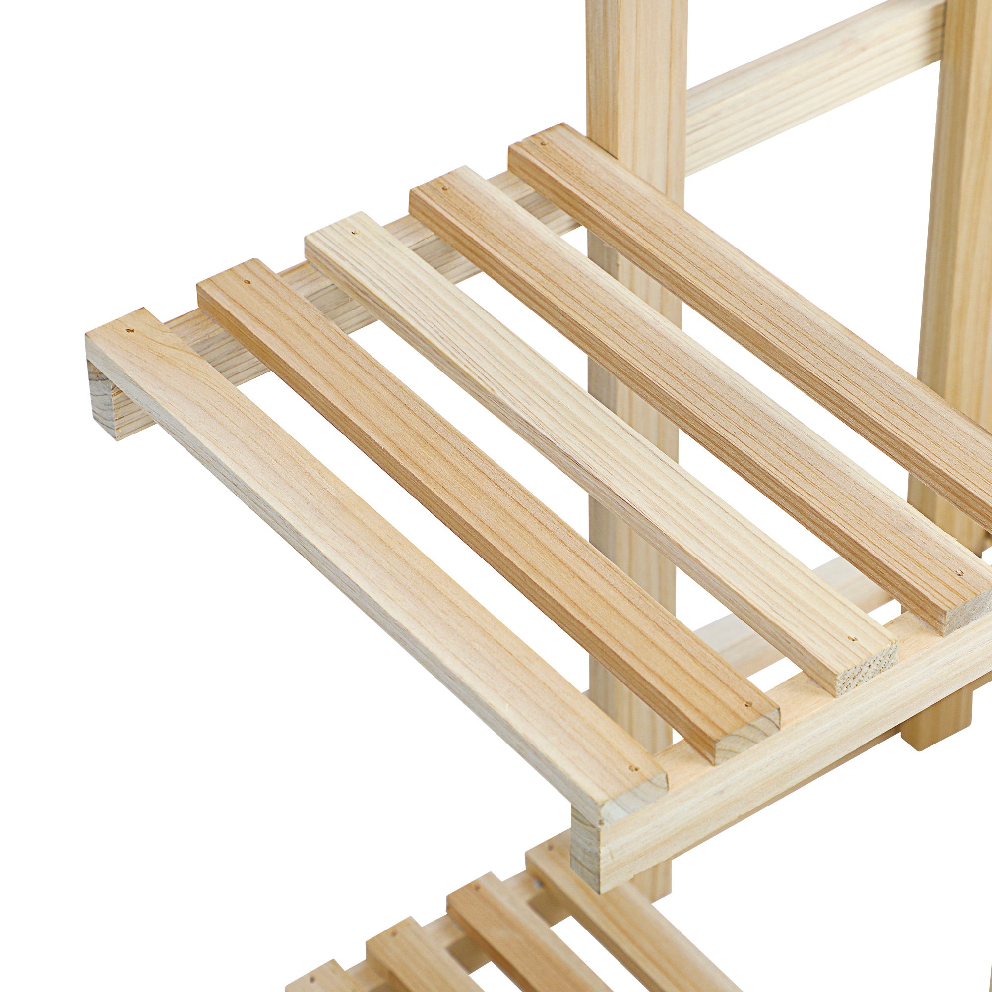 Livsip Plant Stand 6 Tiers Flower Pot Planter Corner Shelf Wooden Shelving DIY - Sunyee