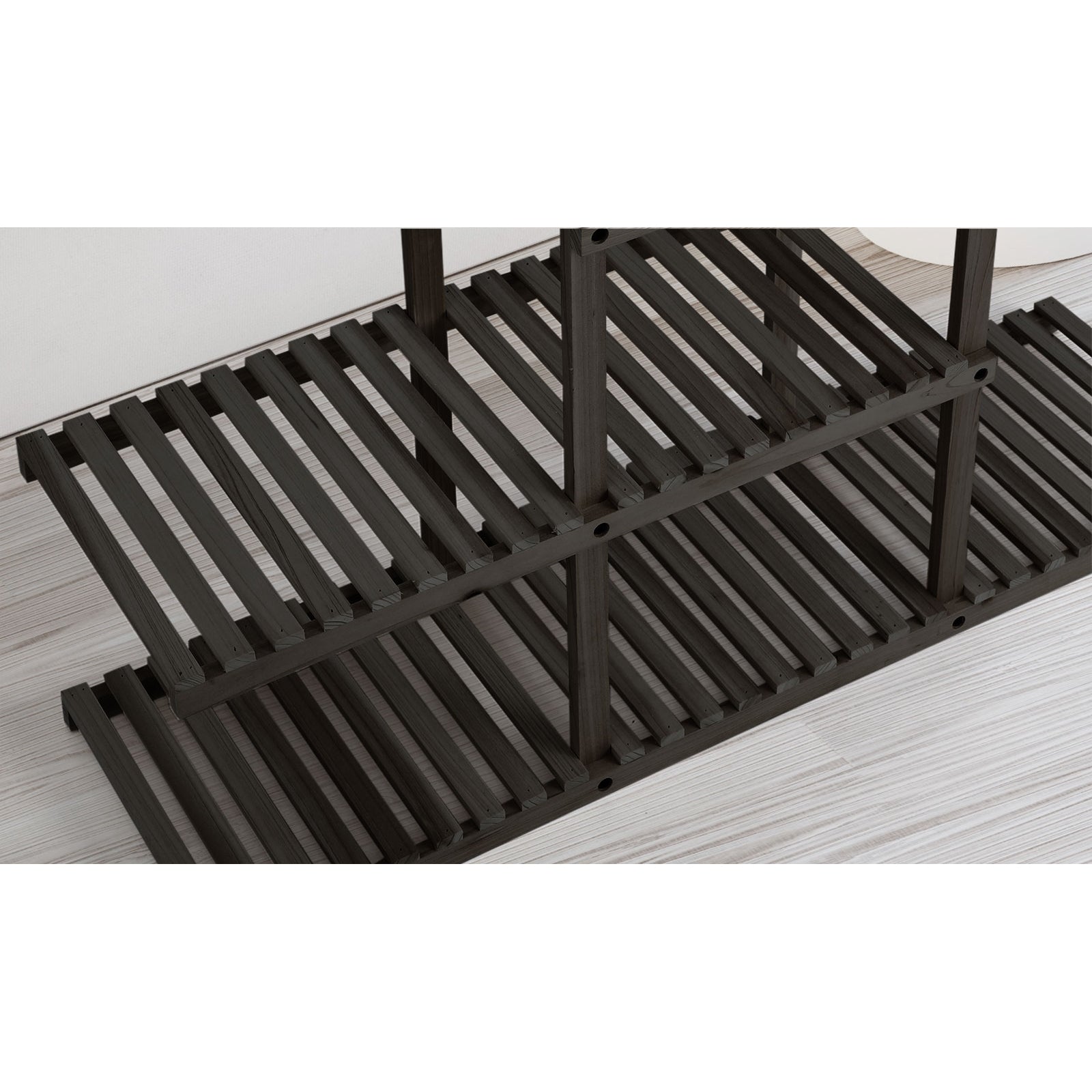 Livsip Plant Stand Outdoor Indoor 6 Tiers Flower Pots Rack Corner Shelf Black - Sunyee