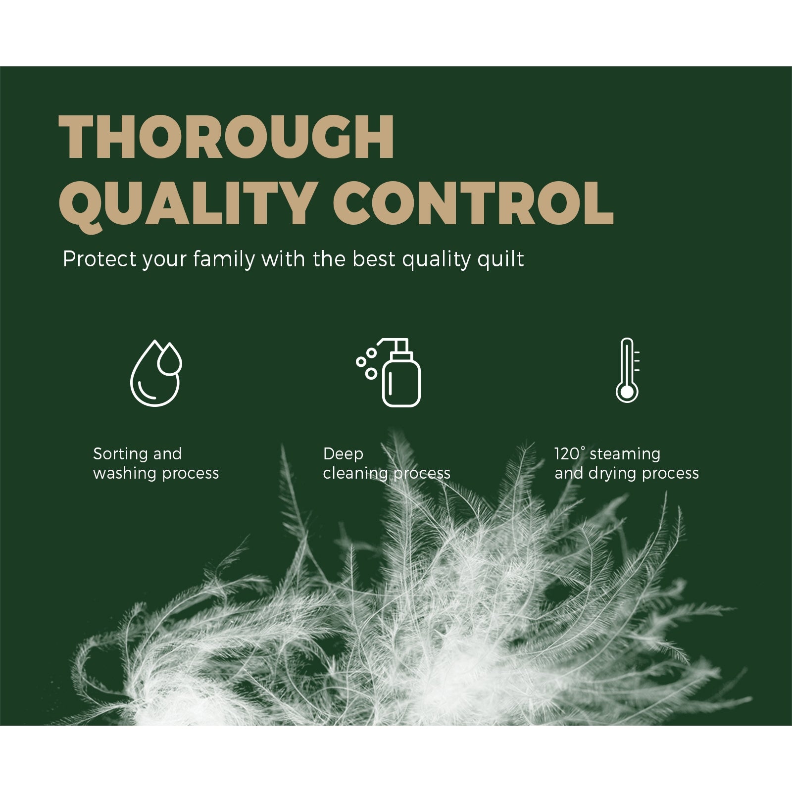 Bedra Duck Down Feather Quilt 700GSM Duvet Doona Blanket Super King All Season - Sunyee