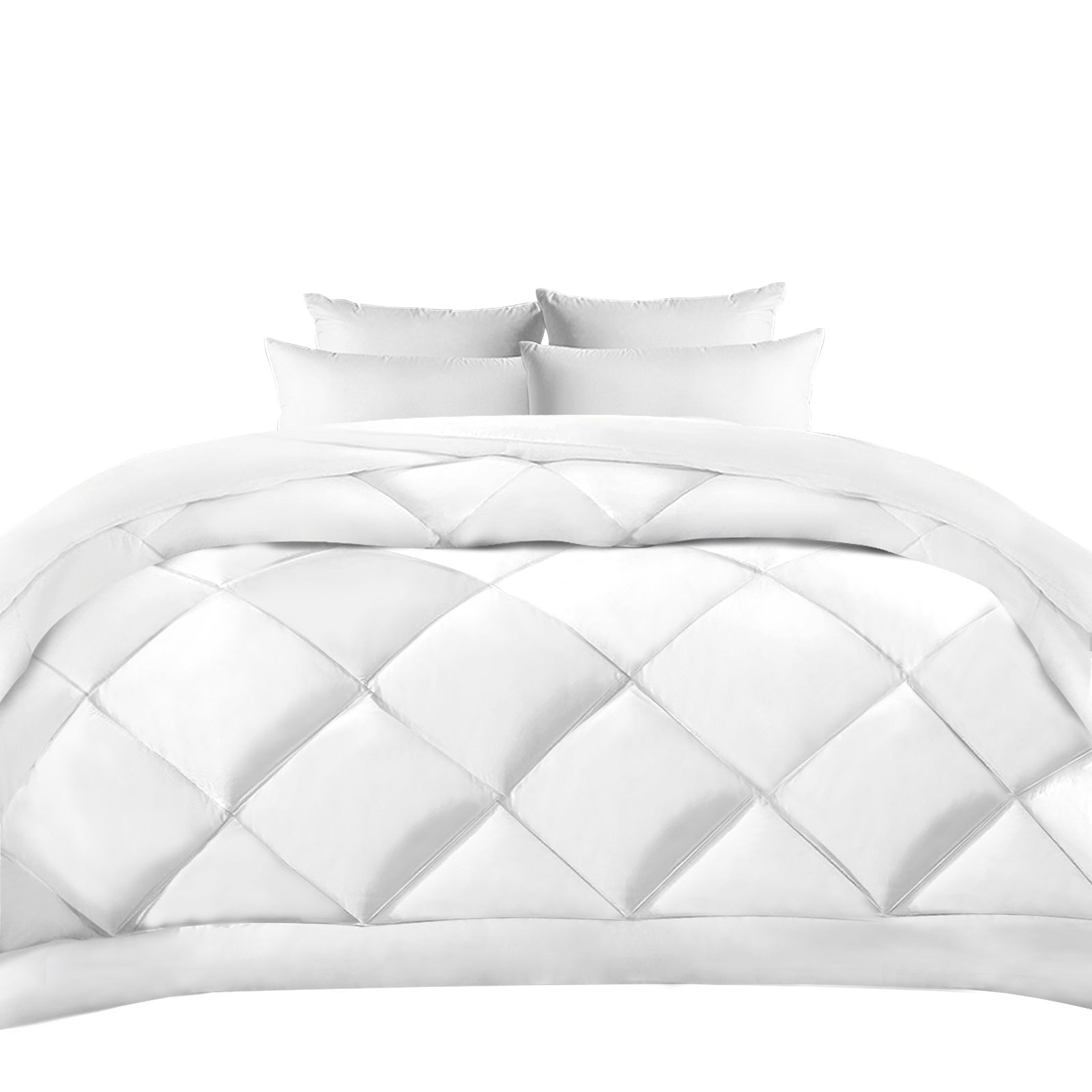 Bedra Microfibre Bamboo Quilt 400GSM Summer Winter Duvet Doona All Season Double - Sunyee