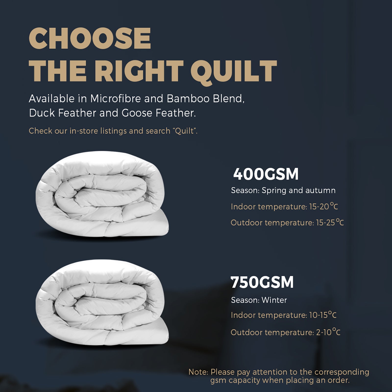 Bedra Microfibre Bamboo 400GSM Duvet Cover Donna Duvet Blanket King All Season - Sunyee