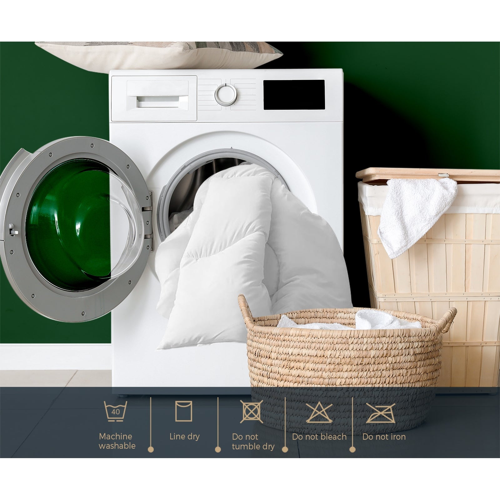 Bedra Microfibre Bamboo 400GSM Duvet Cover Donna Duvet Blanket King All Season - Sunyee