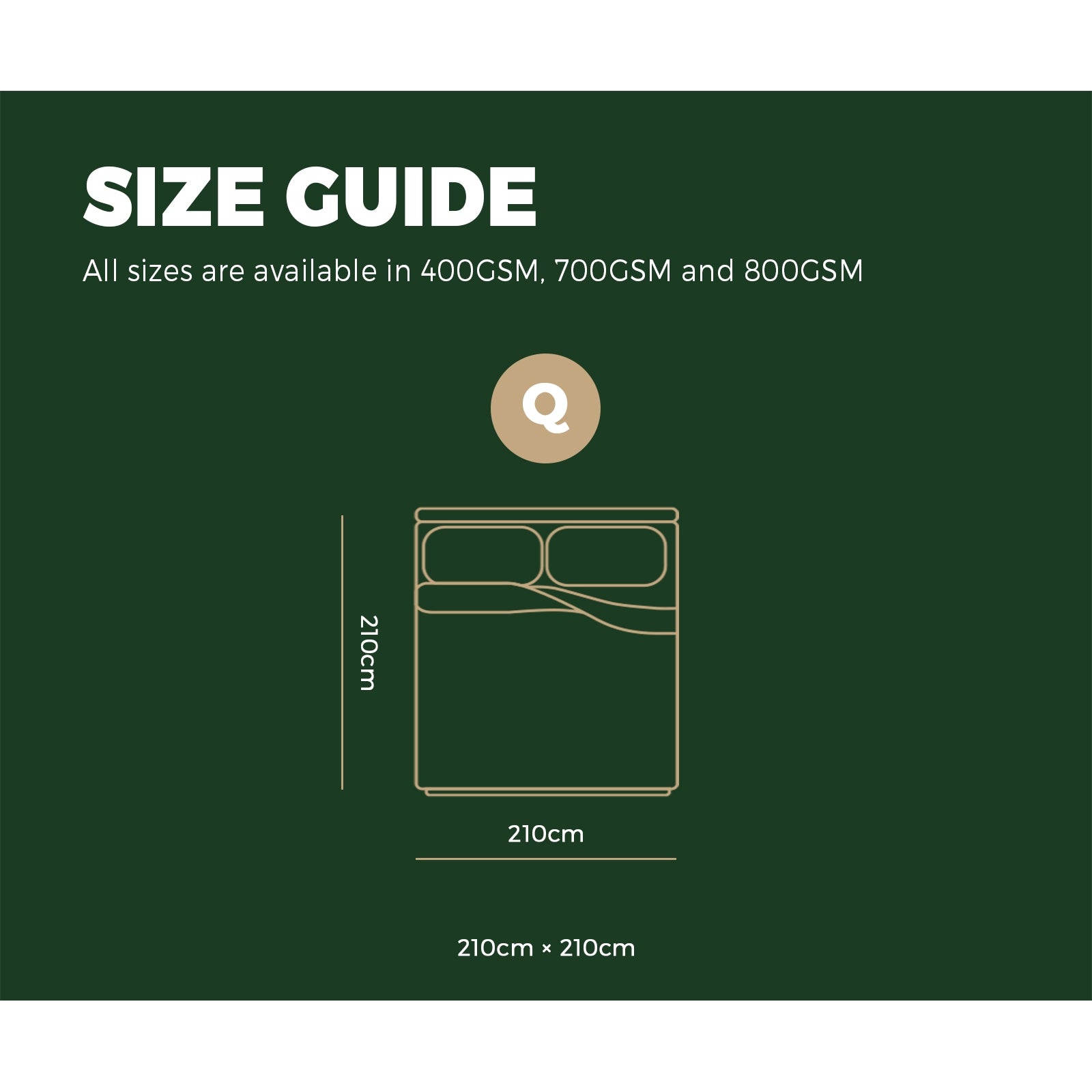 Bedra Microfibre Bamboo Microfiber Quilt 800GSM Duvet Doona Queen All Seaon - Sunyee