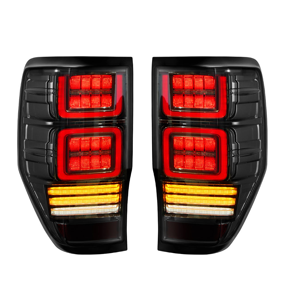 VLAND LED Tail Lights For Ford Ranger PX1 PX2 Wildtrak T6 XL XLT XLS 2012-2021 - Sunyee