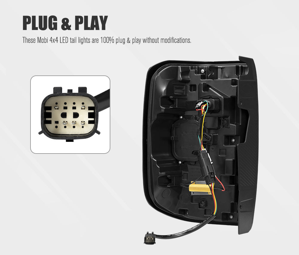 MOBI Pair LED Tail Lights For Ford Ranger XL XLS XLT SPORT MY 2023 - on - Sunyee