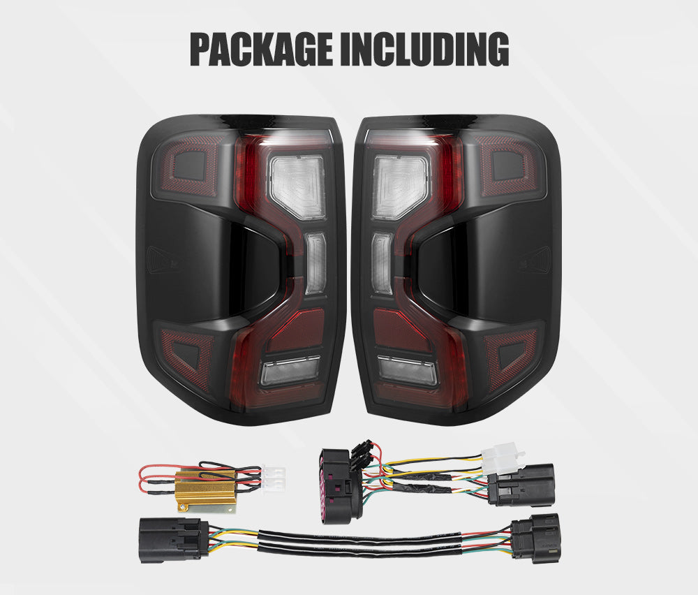 MOBI Pair LED Tail Lights For Ford Ranger XL XLS XLT SPORT MY 2023 - on - Sunyee