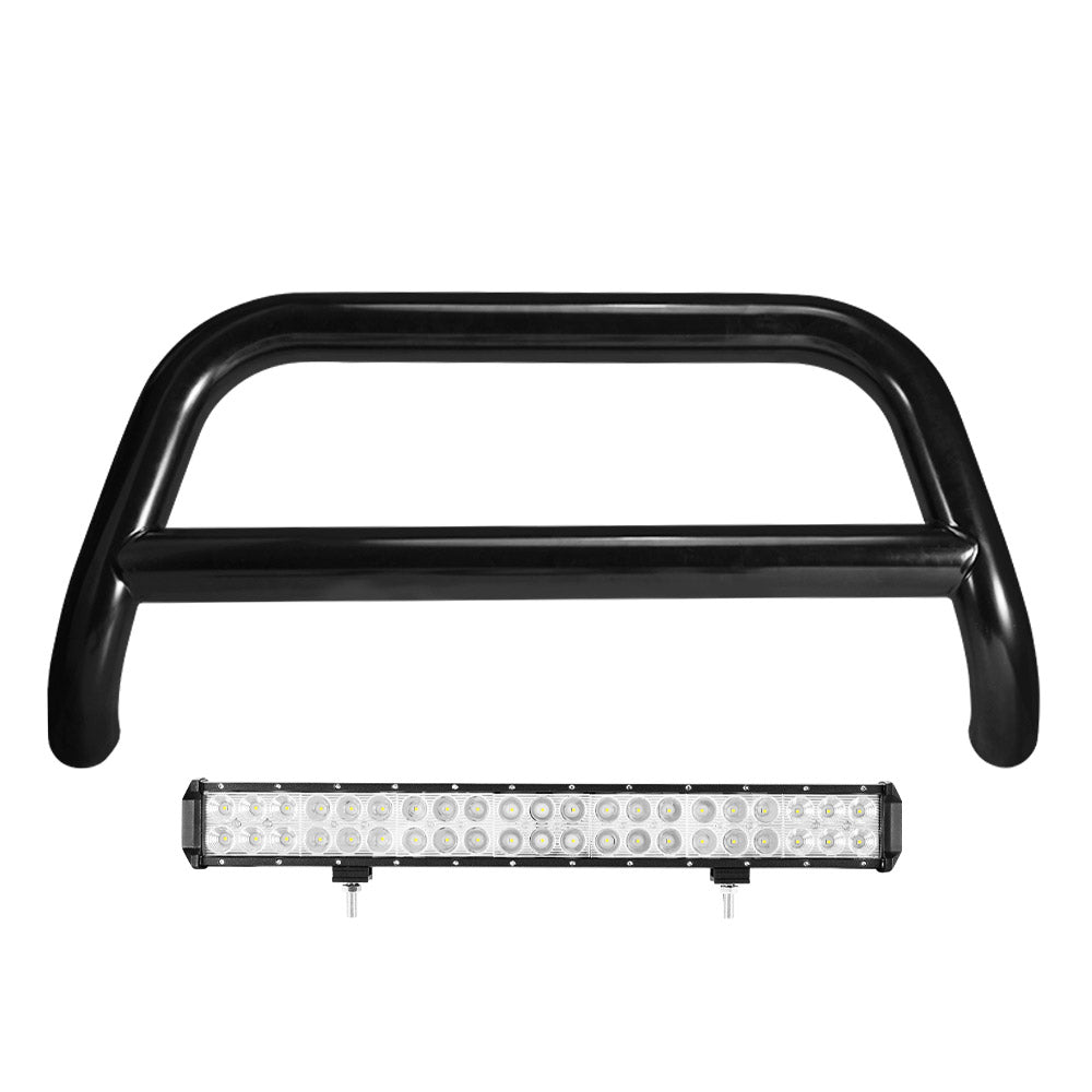 Nudge Bar 3" Grille Guard for Ford Ranger T6 T7 PX 2012-2018 + Light Bar - Sunyee