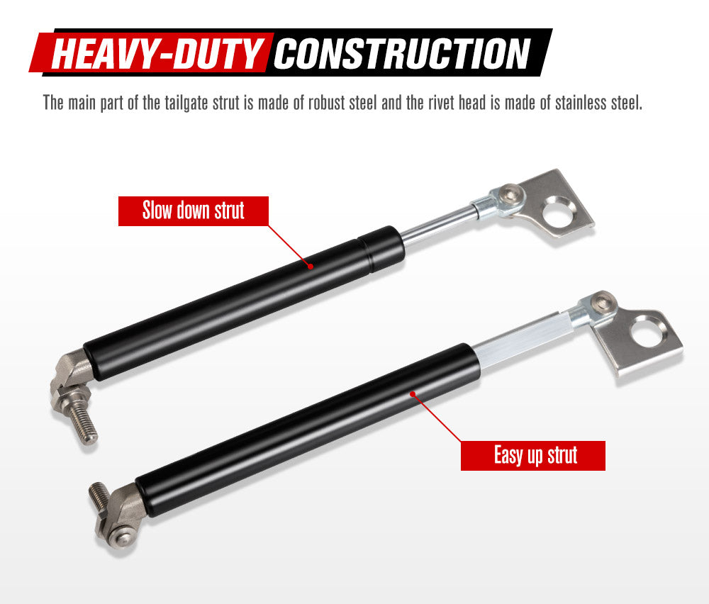 Easy Up & Slow Down Tailgate Strut Kit for Ford Ranger Raptor PX1 PX2 PX3 2011-MY2021 - Sunyee