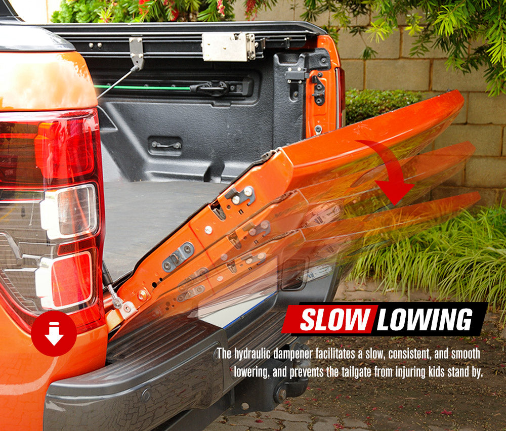 Easy Up & Slow Down Tailgate Strut Kit for Ford Ranger Raptor PX1 PX2 PX3 2011-MY2021 - Sunyee