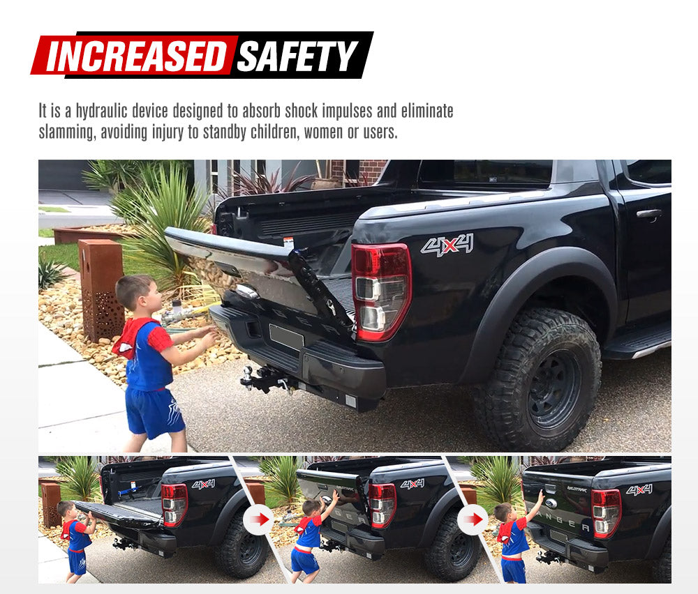 Easy Up & Slow Down Tailgate Strut Kit for Ford Ranger Raptor PX1 PX2 PX3 2011-MY2021 - Sunyee