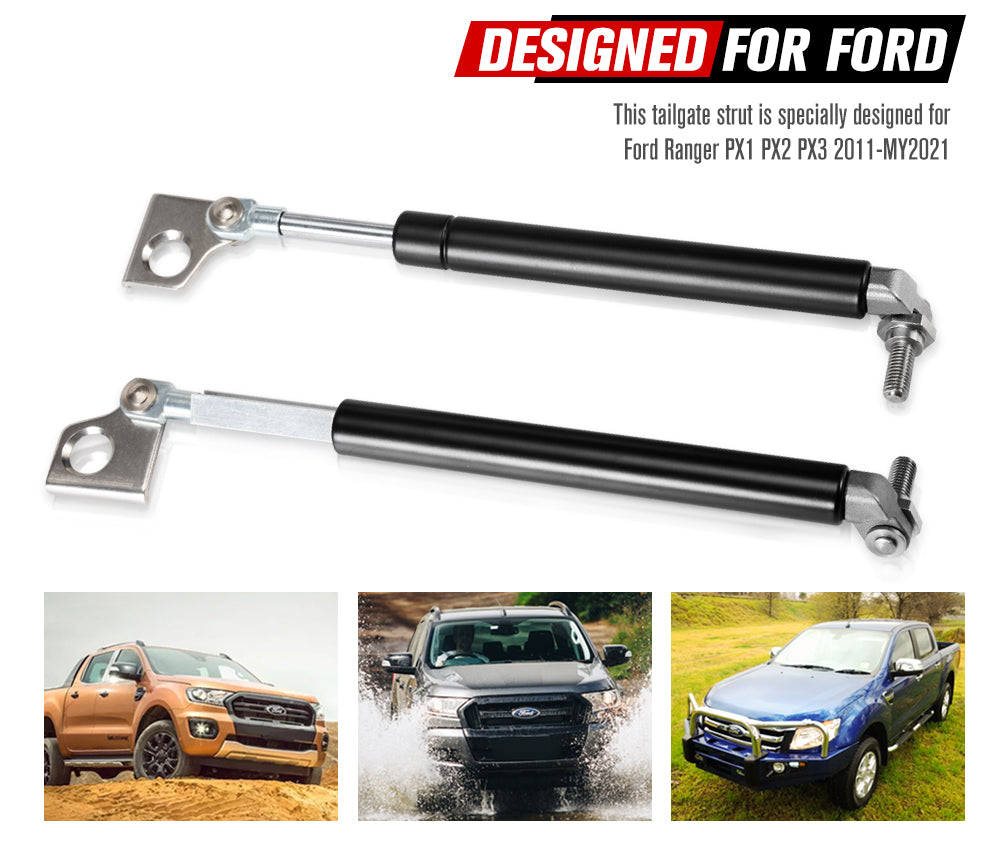 Easy Up & Slow Down Tailgate Strut Kit for Ford Ranger Raptor PX1 PX2 PX3 2011-MY2021 - Sunyee