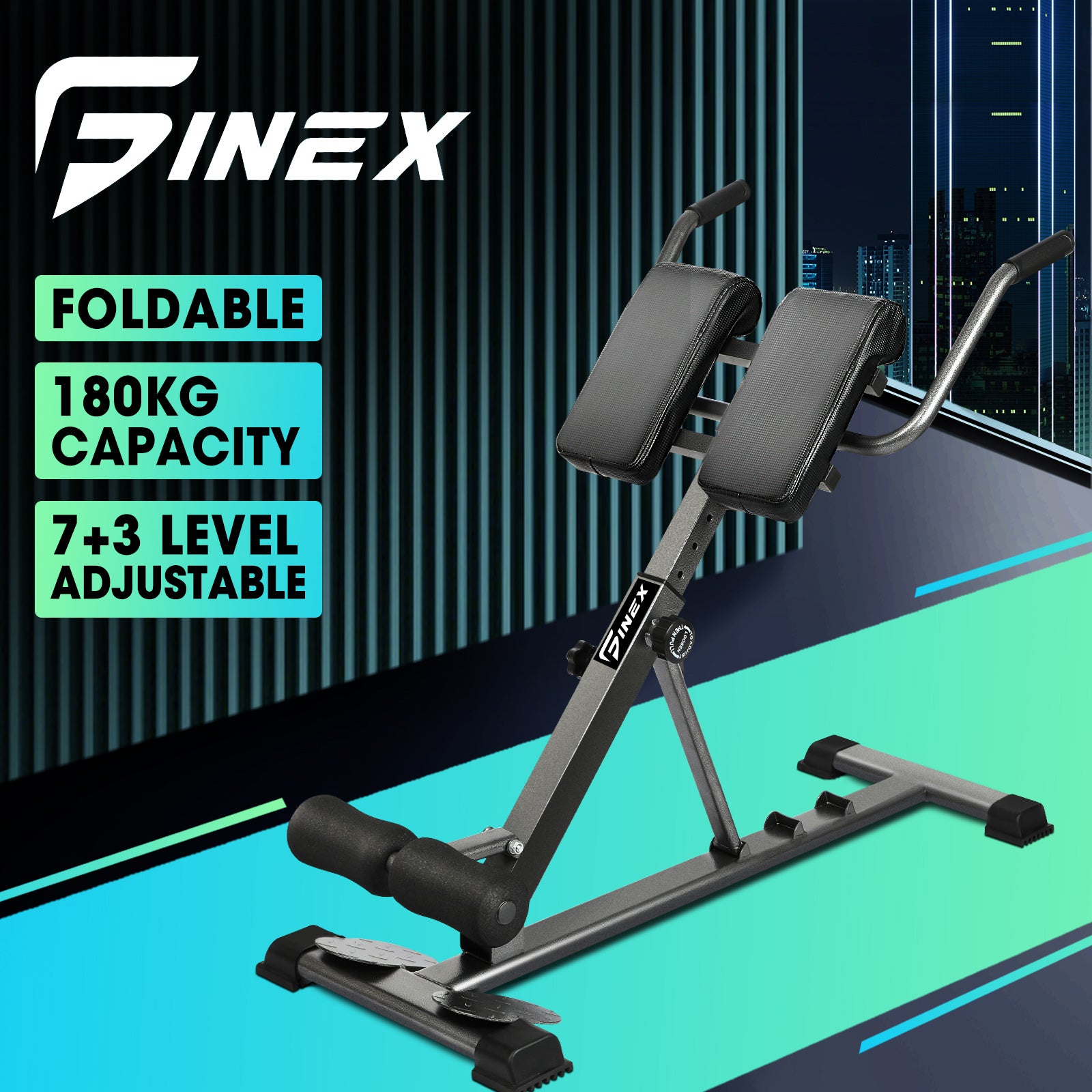 Finex Bench Press Weight Bench FID Sit-up Bench Power Tower Roman Chair Multi-S - Sunyee