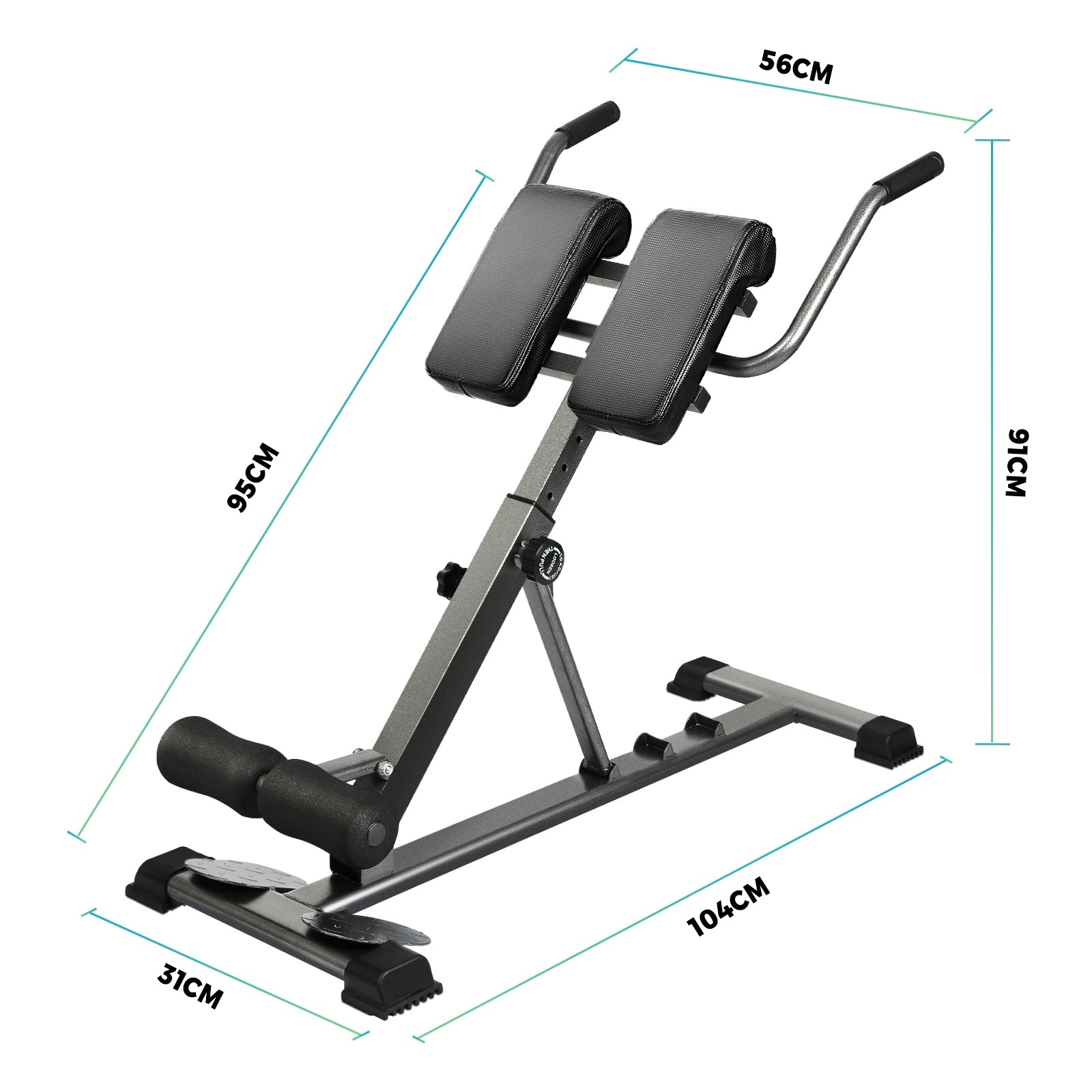 Finex Weight Bench Back Hyperextension Roman Chair Home Gym Equipments Fitness - Sunyee
