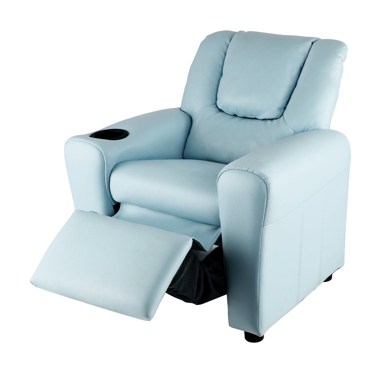 Oikiture Kids Recliner Sofa Children Lounge Chairs Engineered Fabric Armchair - Sunyee