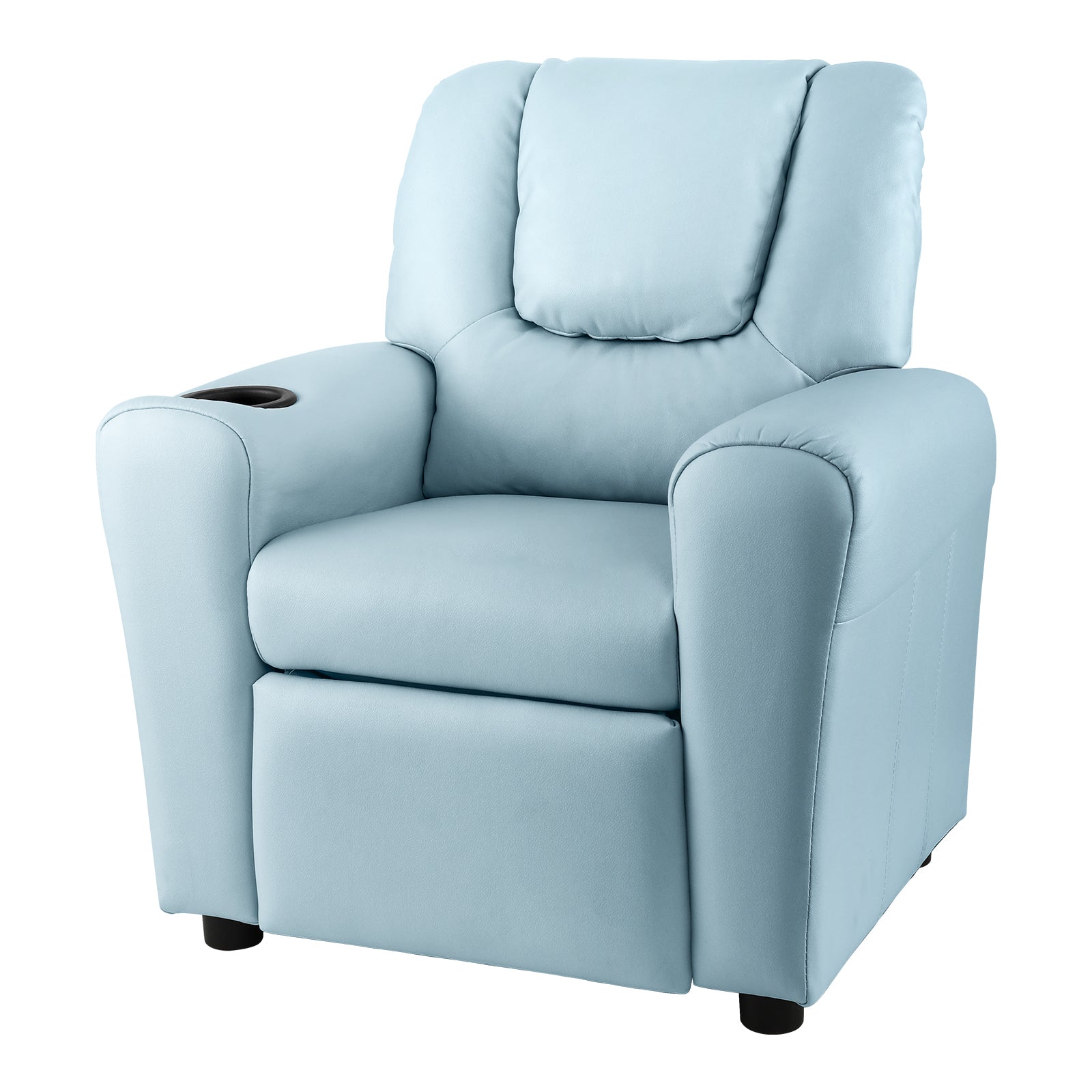 Oikiture Kids Recliner Sofa Children Lounge Chairs Engineered Fabric Armchair - Sunyee