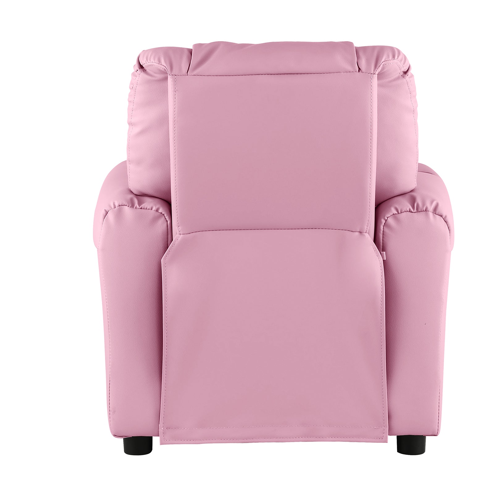 Oikiture Kids Recliner Chair Sofa Children Lounge PU Leather Couch Armchair Pink - Sunyee