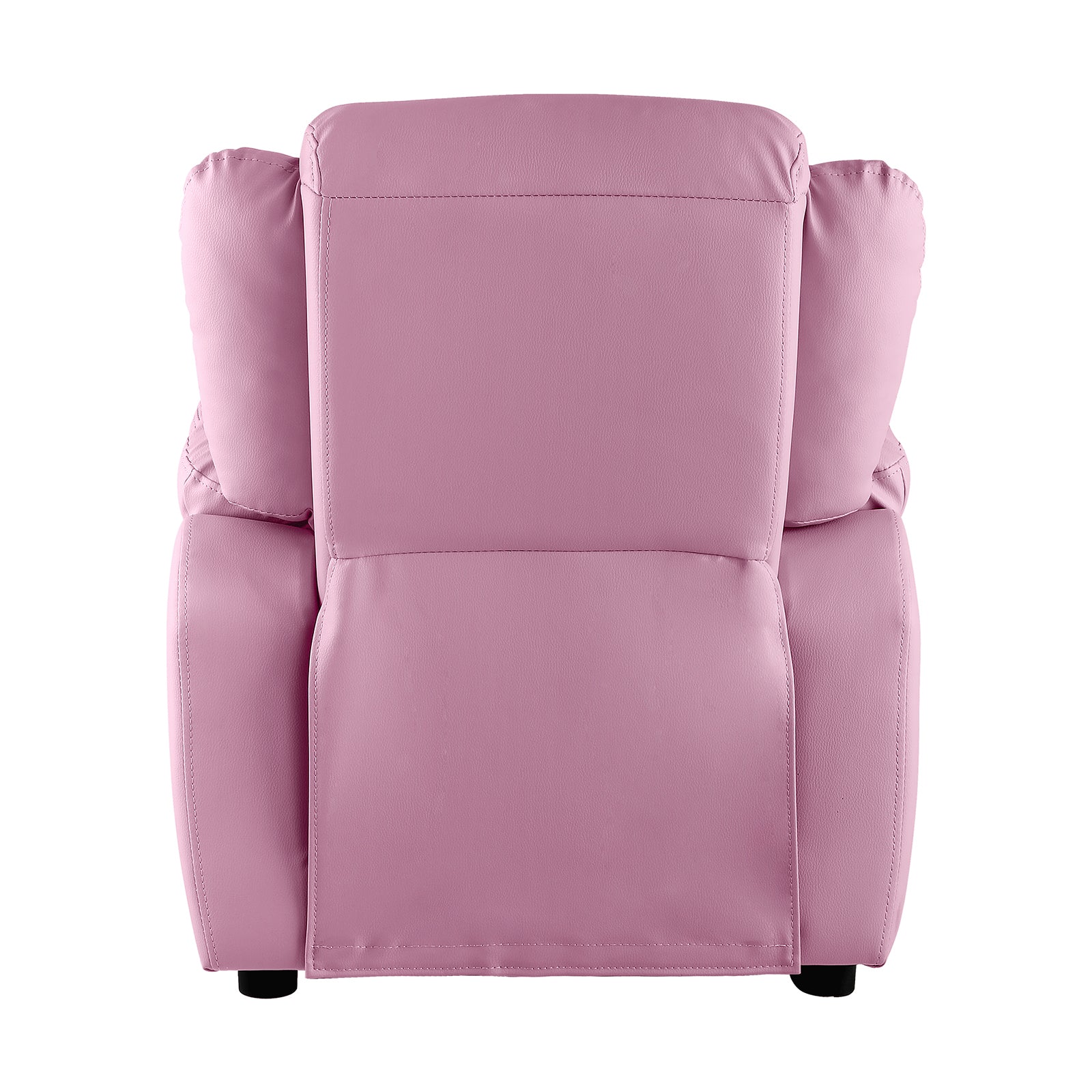 Oikiture Kids Recliner Chairs Children Lounge Sofa PU Armchair Storage Pink - Sunyee