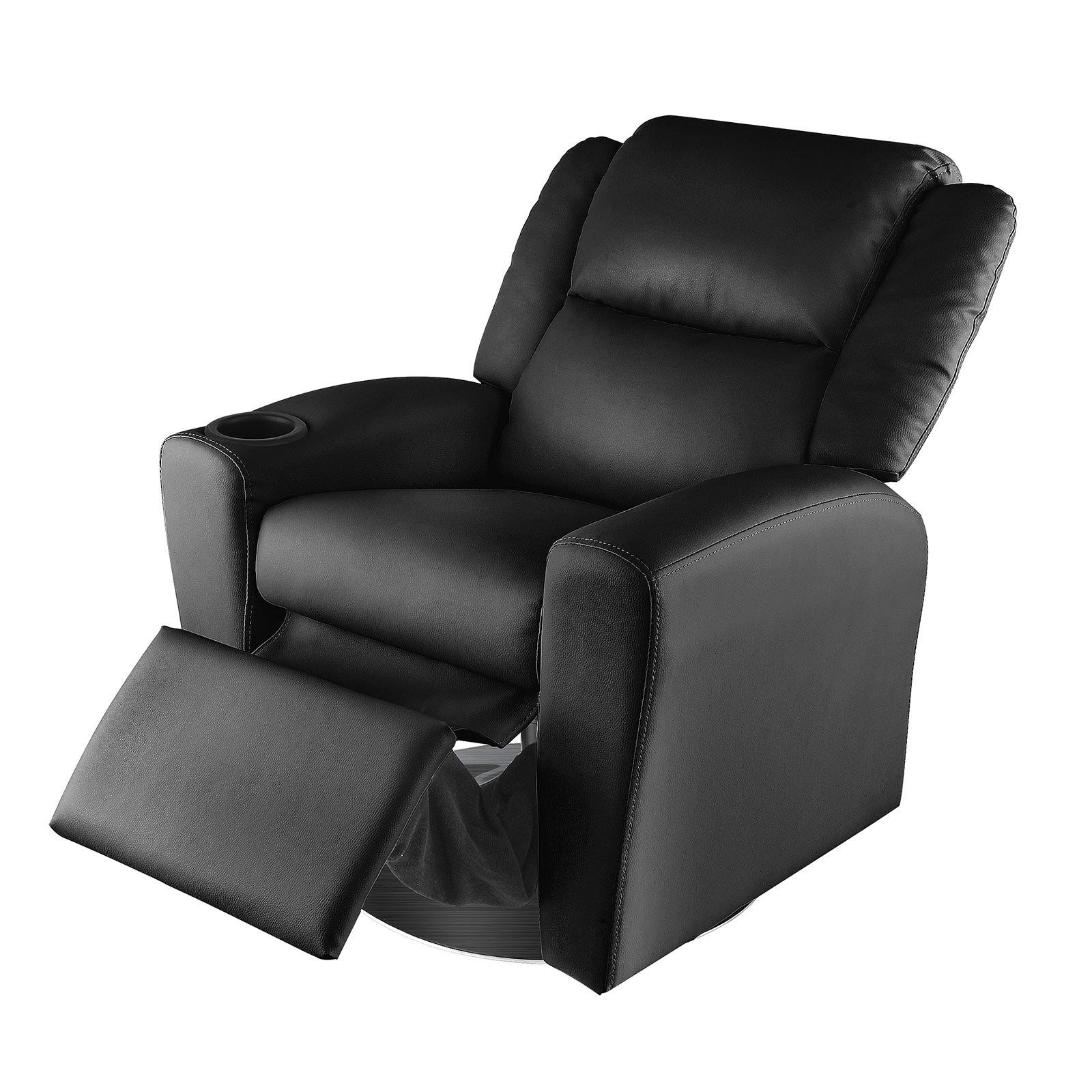 Oikiture Kids Recliner Chairs Rotatable Sofa Children Lounge PU Couch Armchair - Sunyee