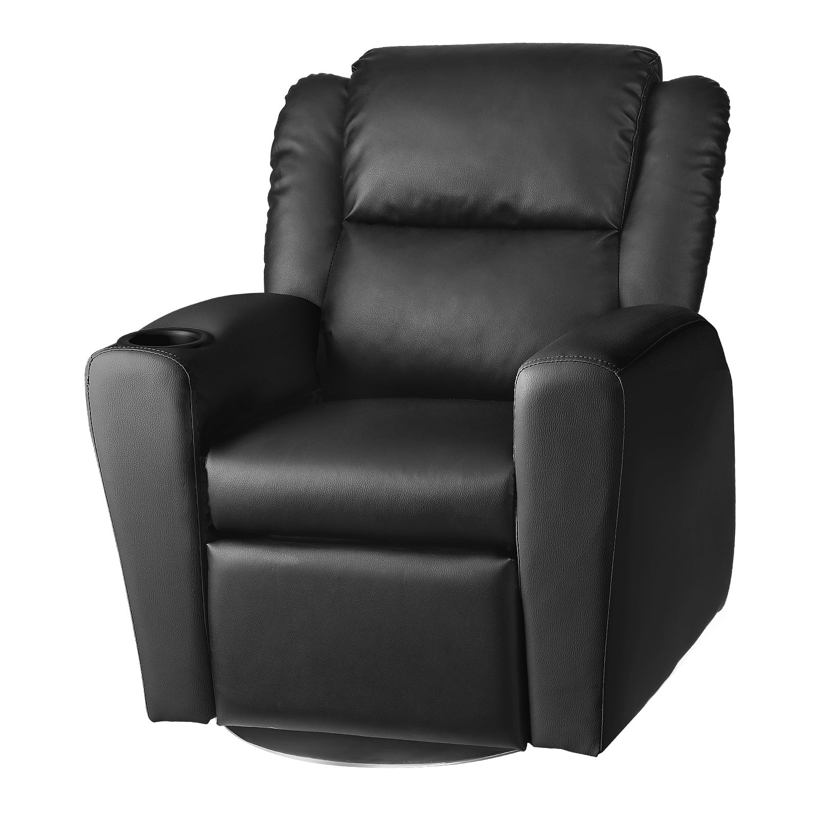 Oikiture Kids Recliner Chairs Rotatable Sofa Children Lounge PU Couch Armchair - Sunyee