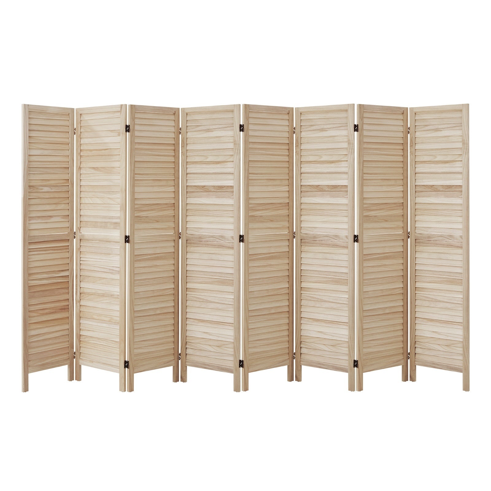 Oikiture 4/6/8 Panel Room Divider Privacy Screen Partition Timber Wooden Fold - Sunyee