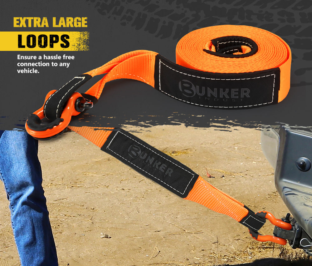 BUNKER INDUST 4WD Complete Recovery Kit 10PCS - Sunyee