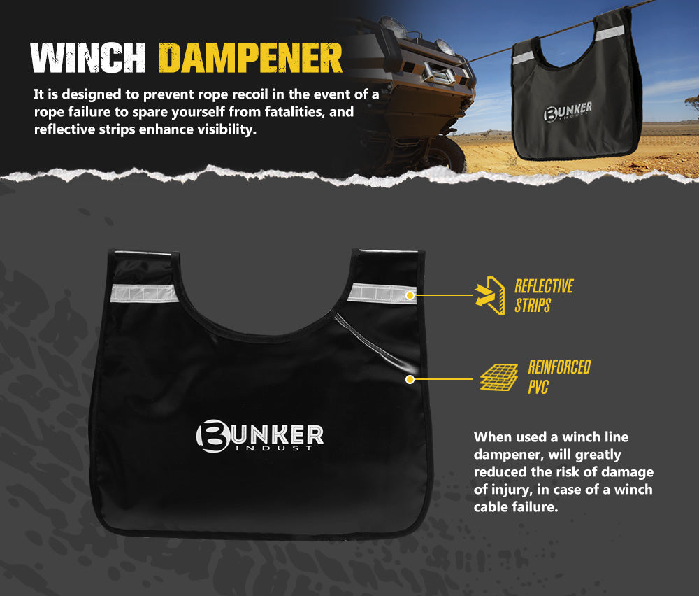 BUNKER INDUST 4WD Complete Recovery Kit 10PCS - Sunyee