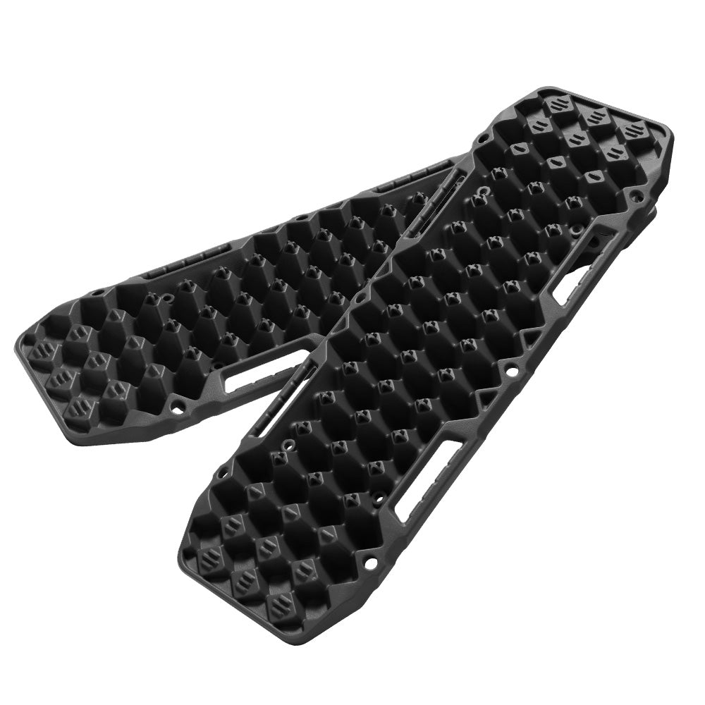 Bunker Indust 4WD Recovery Tracks /w Mounting Pins Jack Base Bag Snow Boards 4x4 - Sunyee