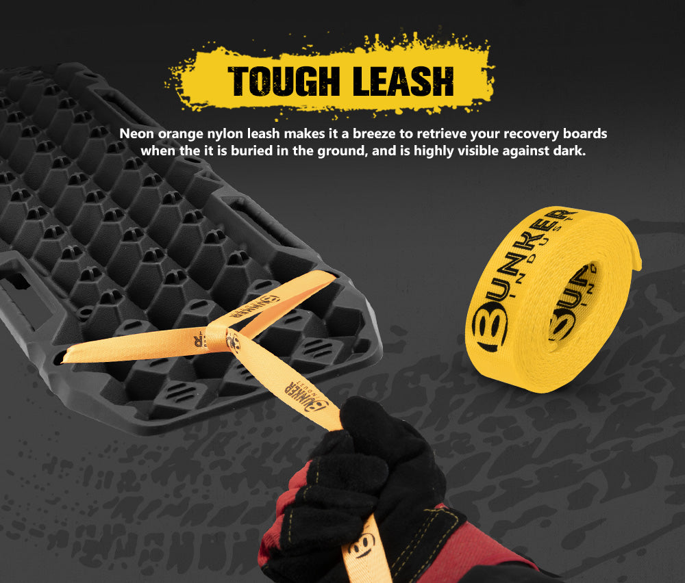 BUNKER INDUST Pair 10T Recovery Tracks Black - Sunyee