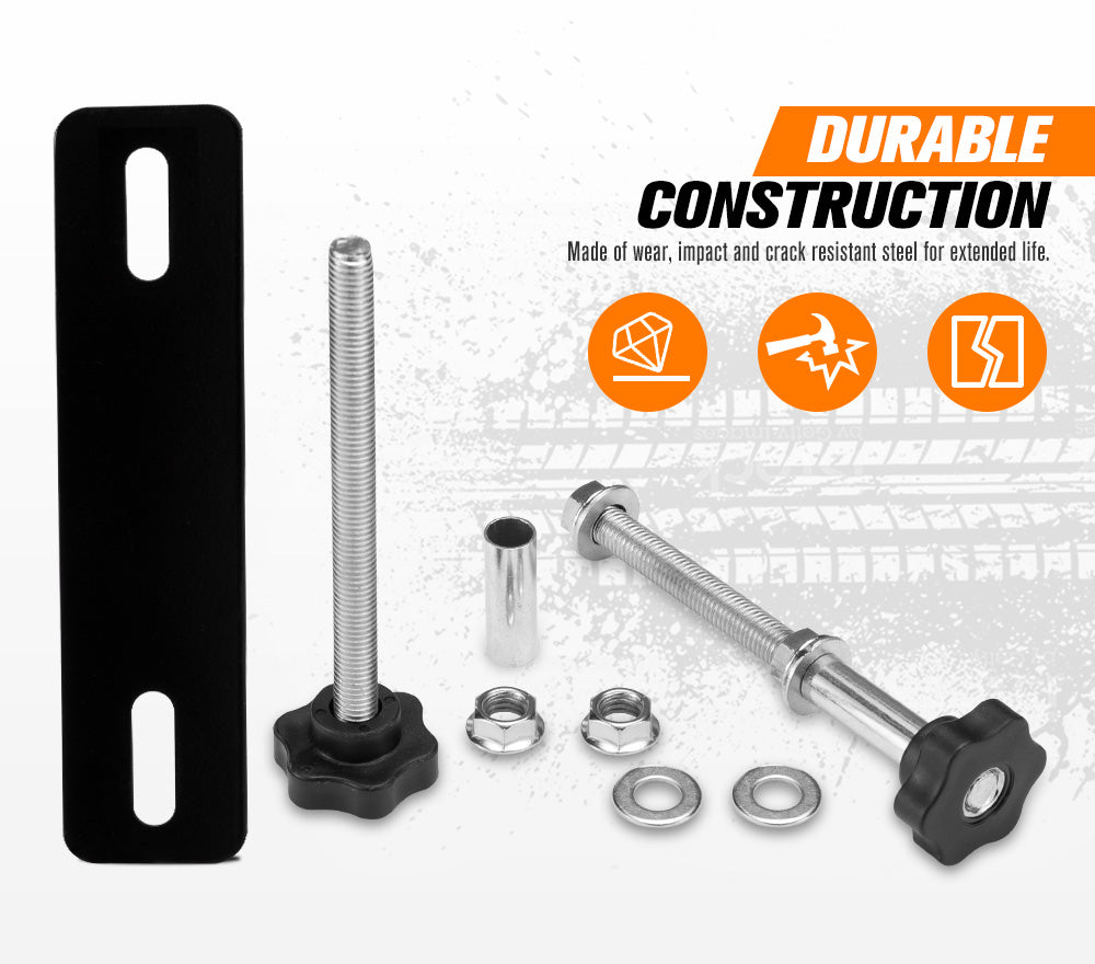 Bunker Indust Recovery Tracks Mounting Kit 4 Pins Track Holder Brackets Roof Rack Mounts - Sunyee