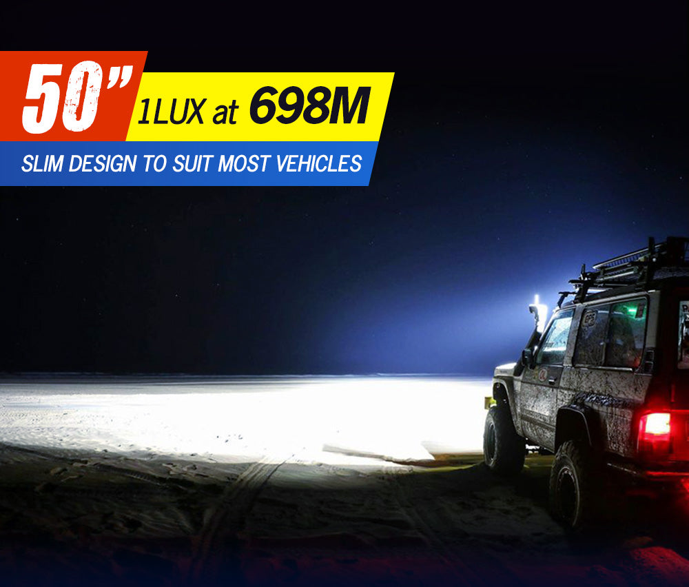 Lightfox 50inch Led Light Bar 1 Lux @ 698M IP68 39,800 Lumens - Sunyee