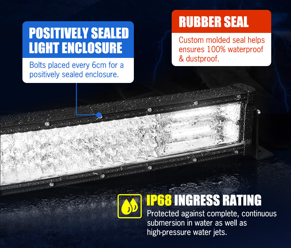 Lightfox 50inch Led Light Bar 1 Lux @ 698M IP68 39,800 Lumens - Sunyee