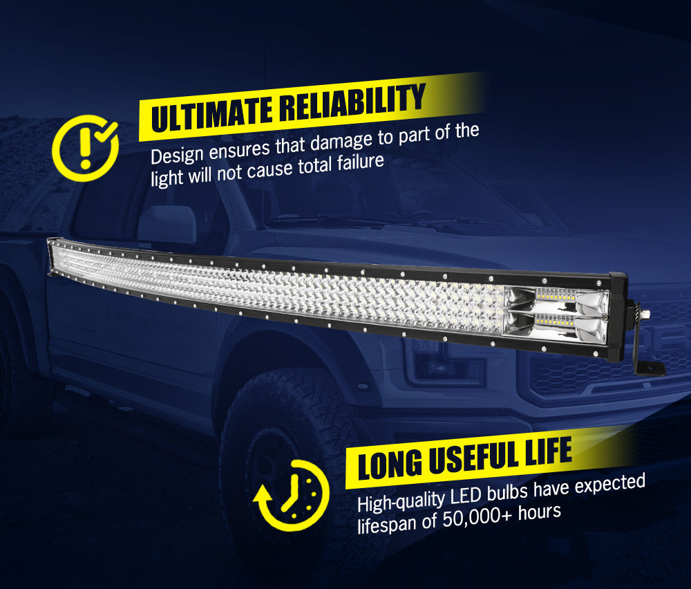 Lightfox 50inch Led Light Bar 1 Lux @ 698M IP68 39,800 Lumens - Sunyee
