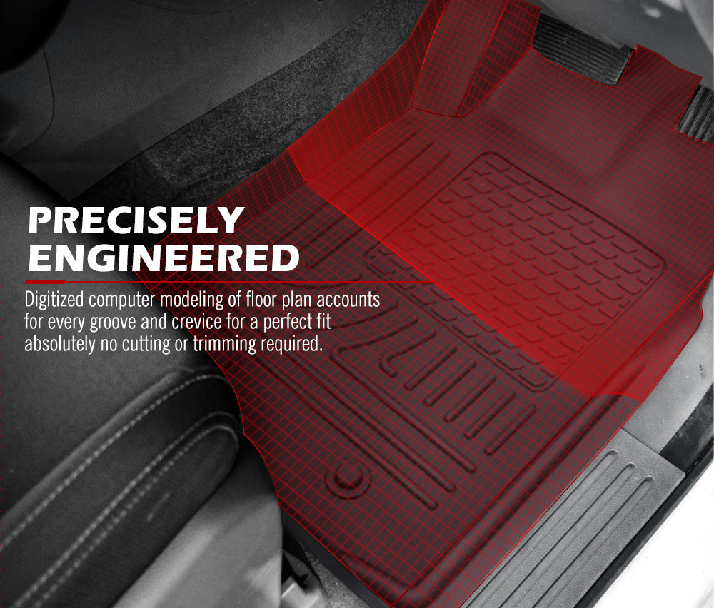 3D TPE Floor Mats for Ford Ranger Wildtrak Raptor PX PX2 PX3 2011-ON - Sunyee