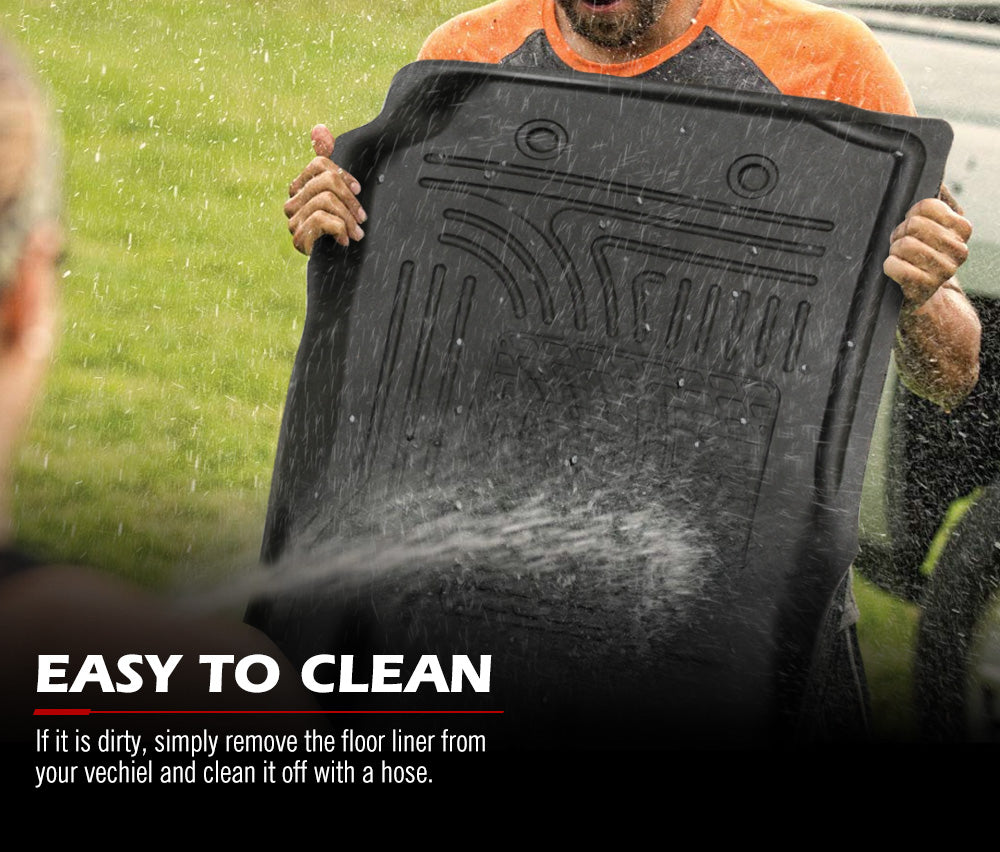 3D TPE Floor Mats for Ford Ranger Wildtrak Raptor PX PX2 PX3 2011-ON - Sunyee