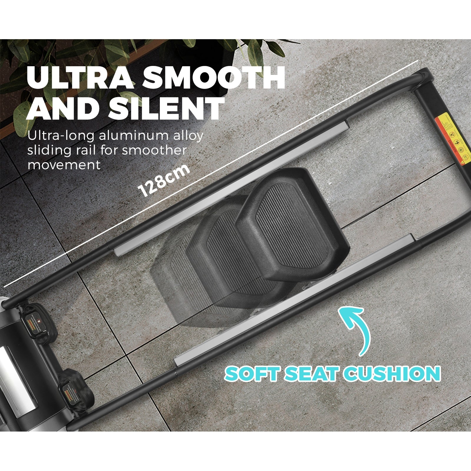 Finex Rowing Machine Rower Magnetic Resistence Home Gym Exercise Cardio Machine - Sunyee