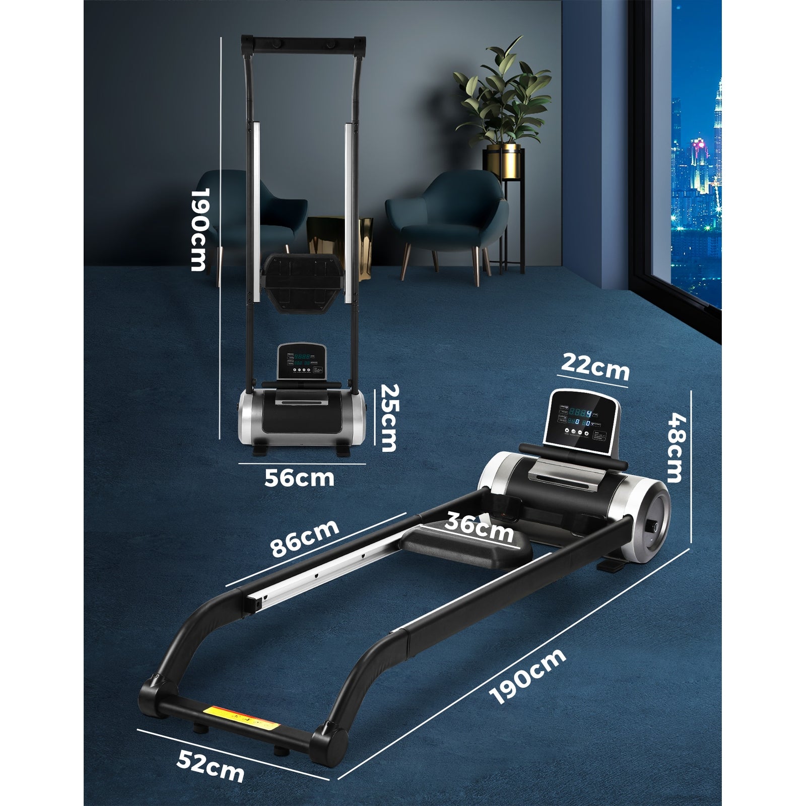 Finex Rowing Machine Rower Magnetic Resistence Home Gym Exercise Cardio Machine - Sunyee