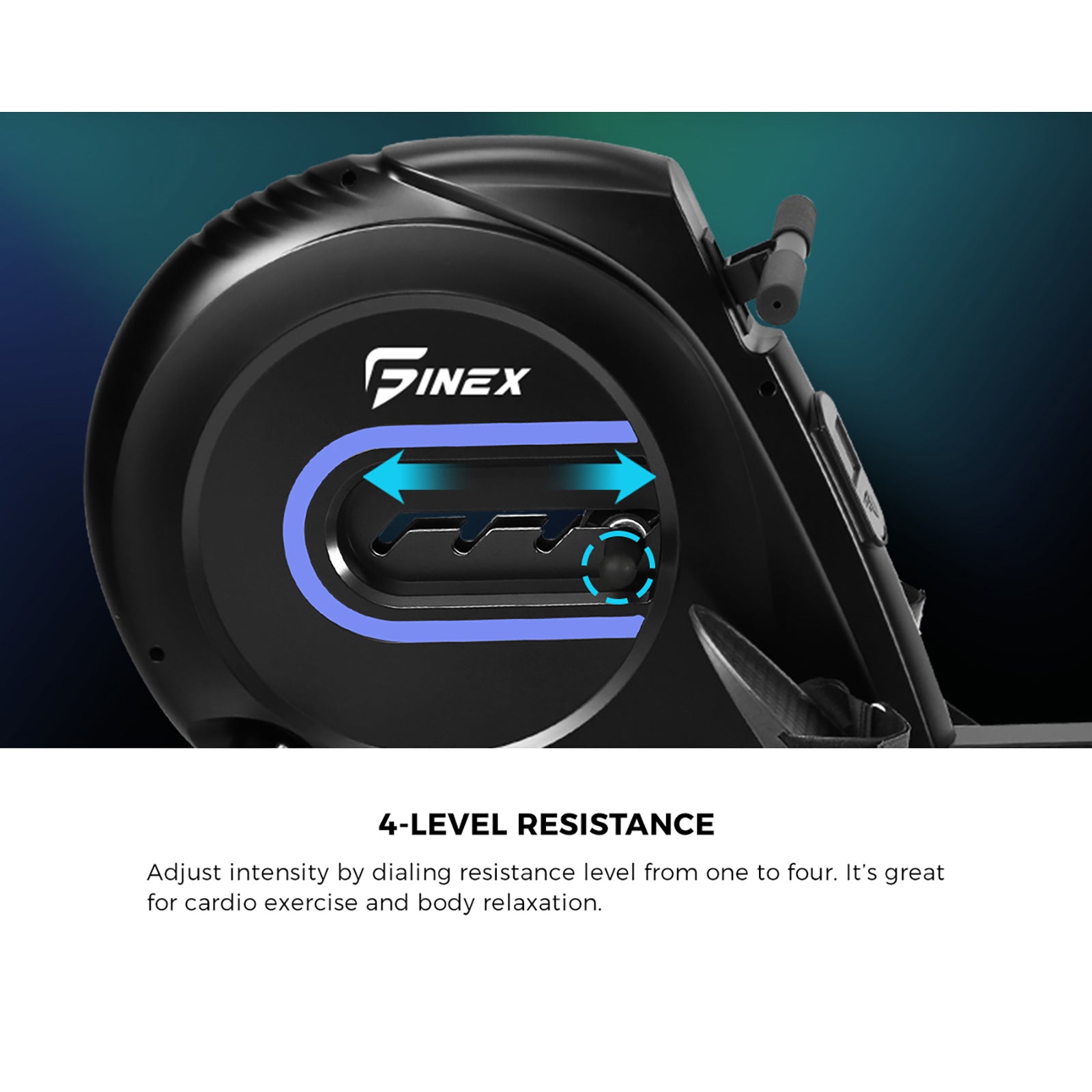 Finex Rowing Machine Elastic Rope Resistance Rower Adjustable Home Gym Fitness - Sunyee