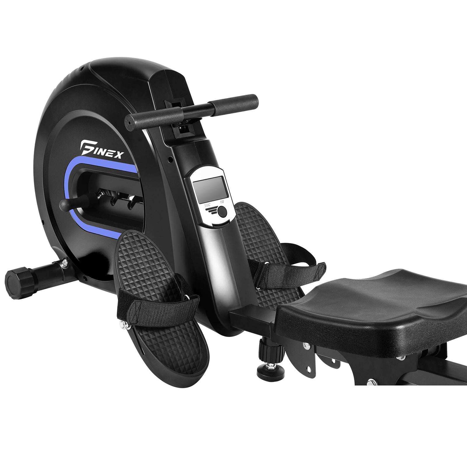 Finex Rowing Machine Elastic Rope Resistance Rower Adjustable Home Gym Fitness - Sunyee