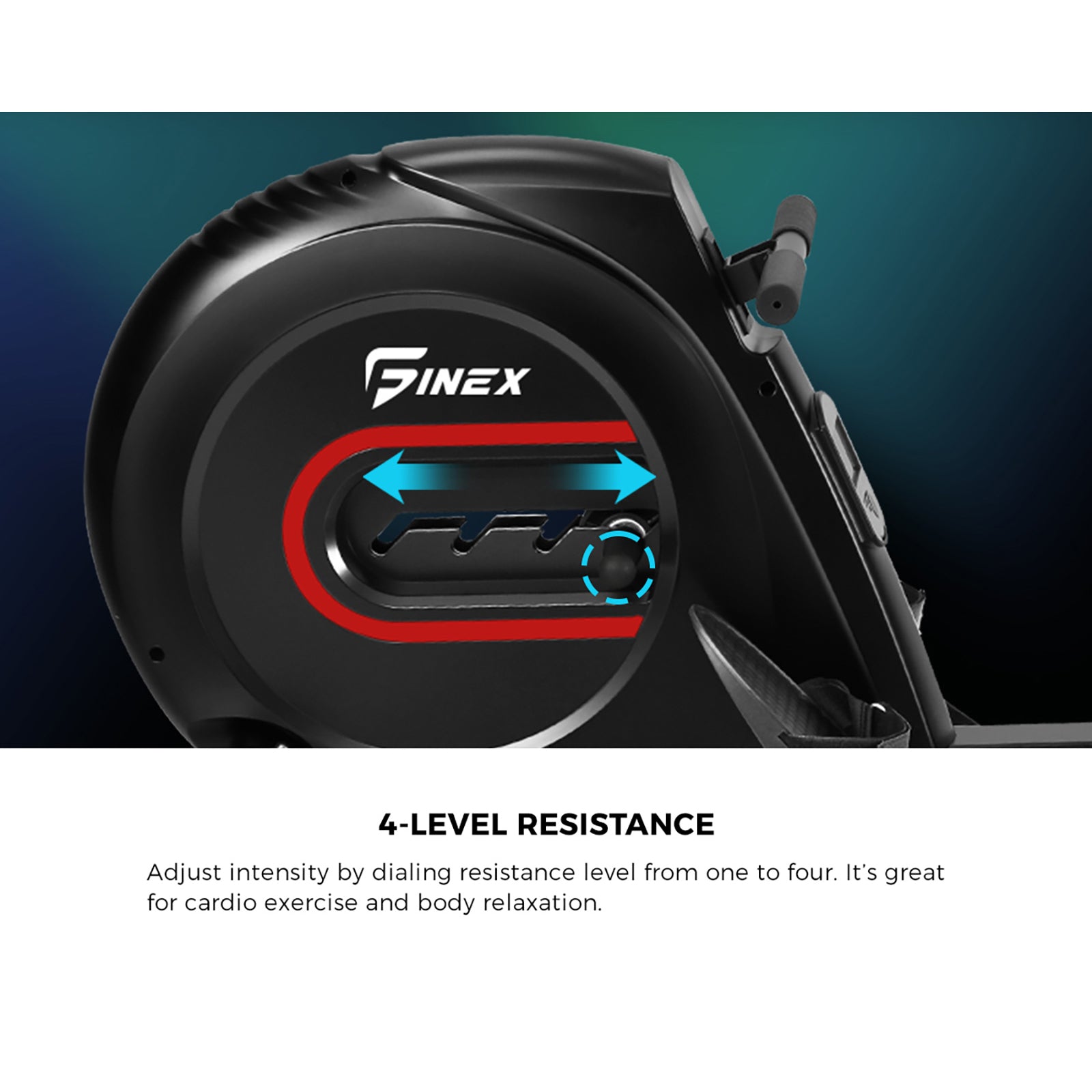 Finex Rowing Machine Rower Elastic Rope Resistance Exercise Home Gym Cardio - Sunyee