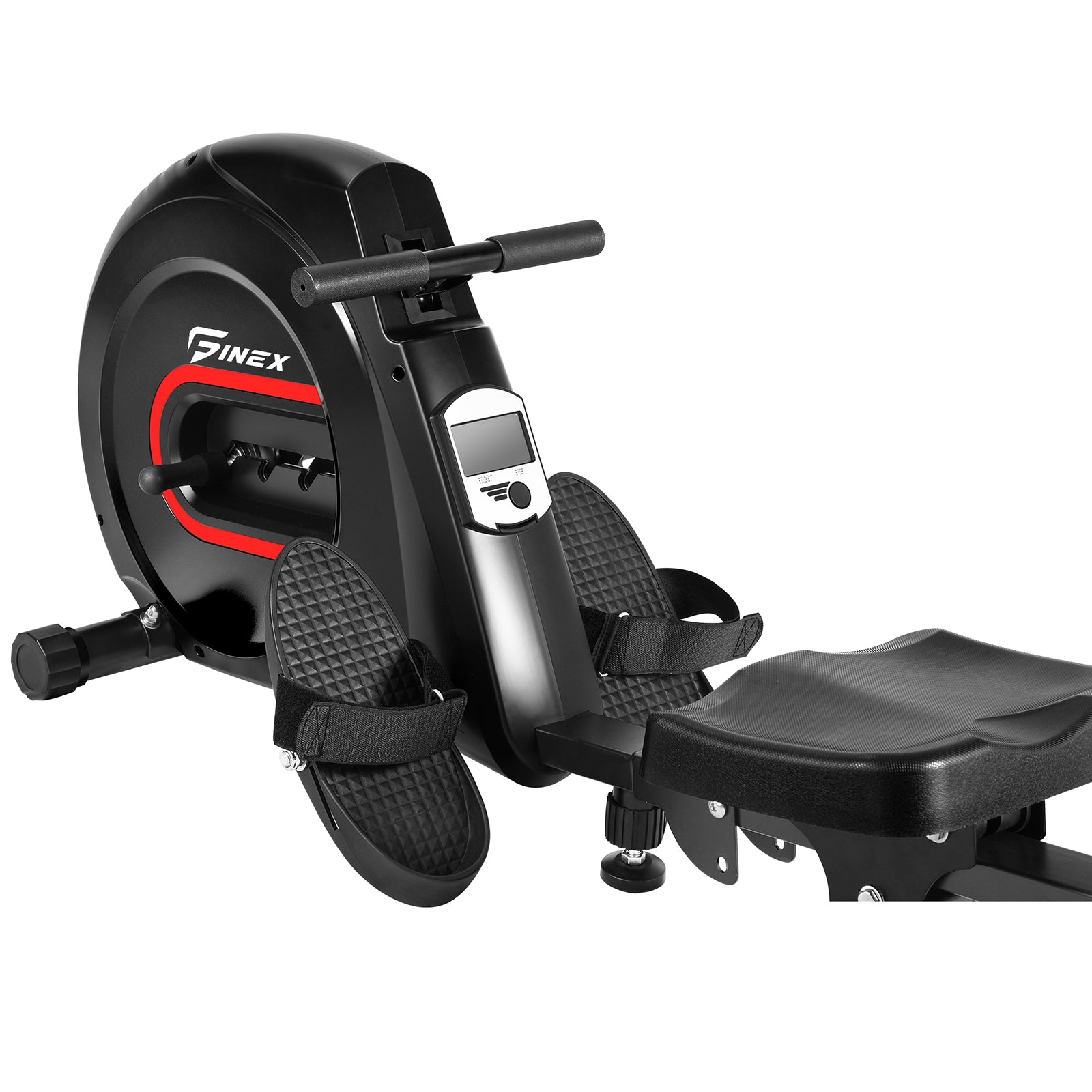 Finex Rowing Machine Rower Elastic Rope Resistance Exercise Home Gym Cardio - Sunyee