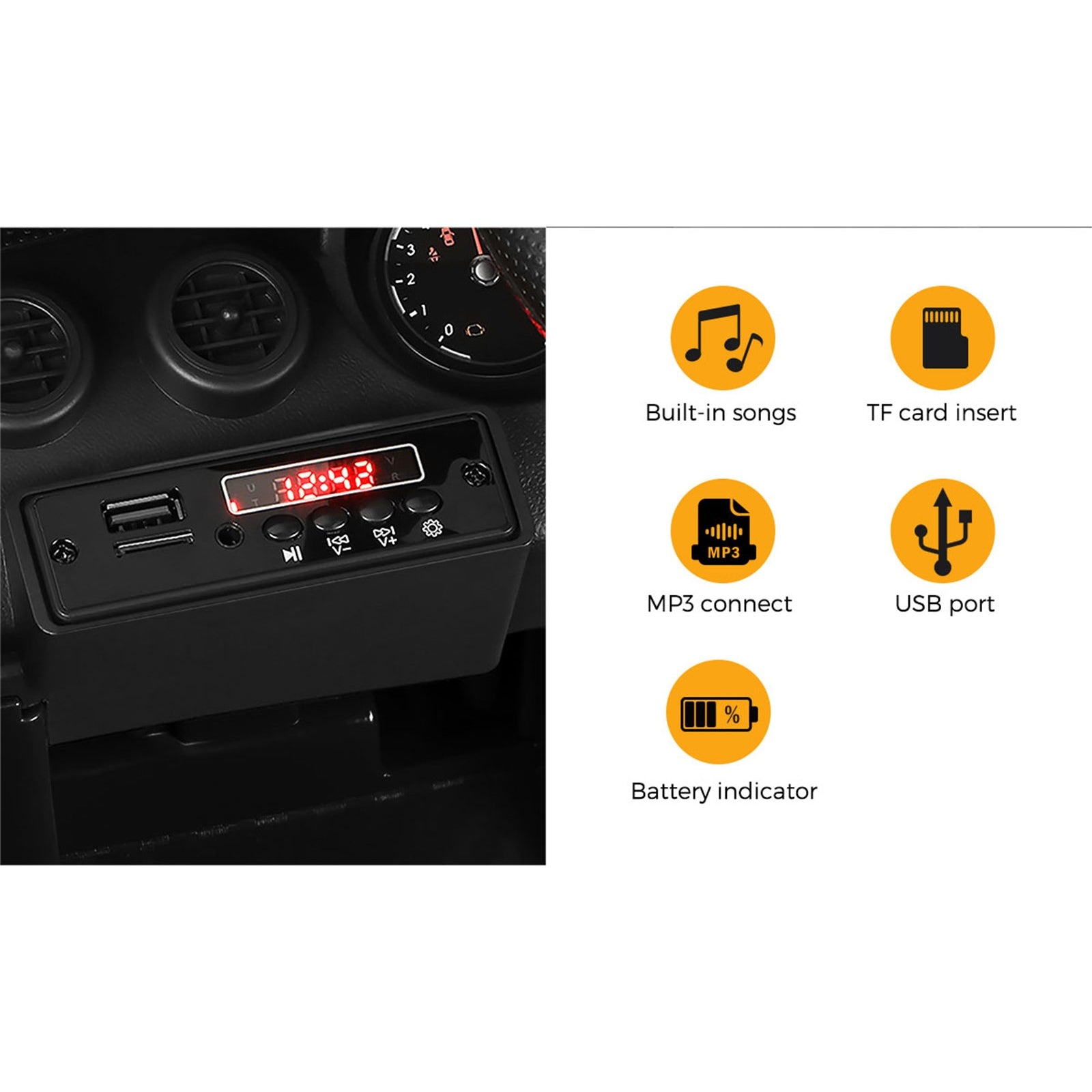 Kids Ride On Car Mercedes-Benz AMG GTR Licensed Electric Vehicle Toy w/ Remote - Sunyee