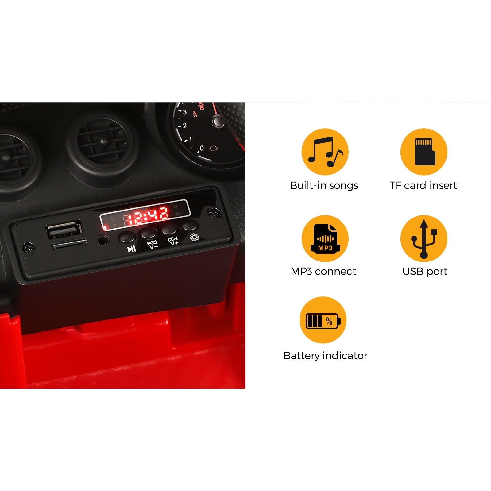 Kids Ride On Car Mercedes-Benz AMG GTR Licensed Electric Vehicle Toy Gift 12V - Sunyee