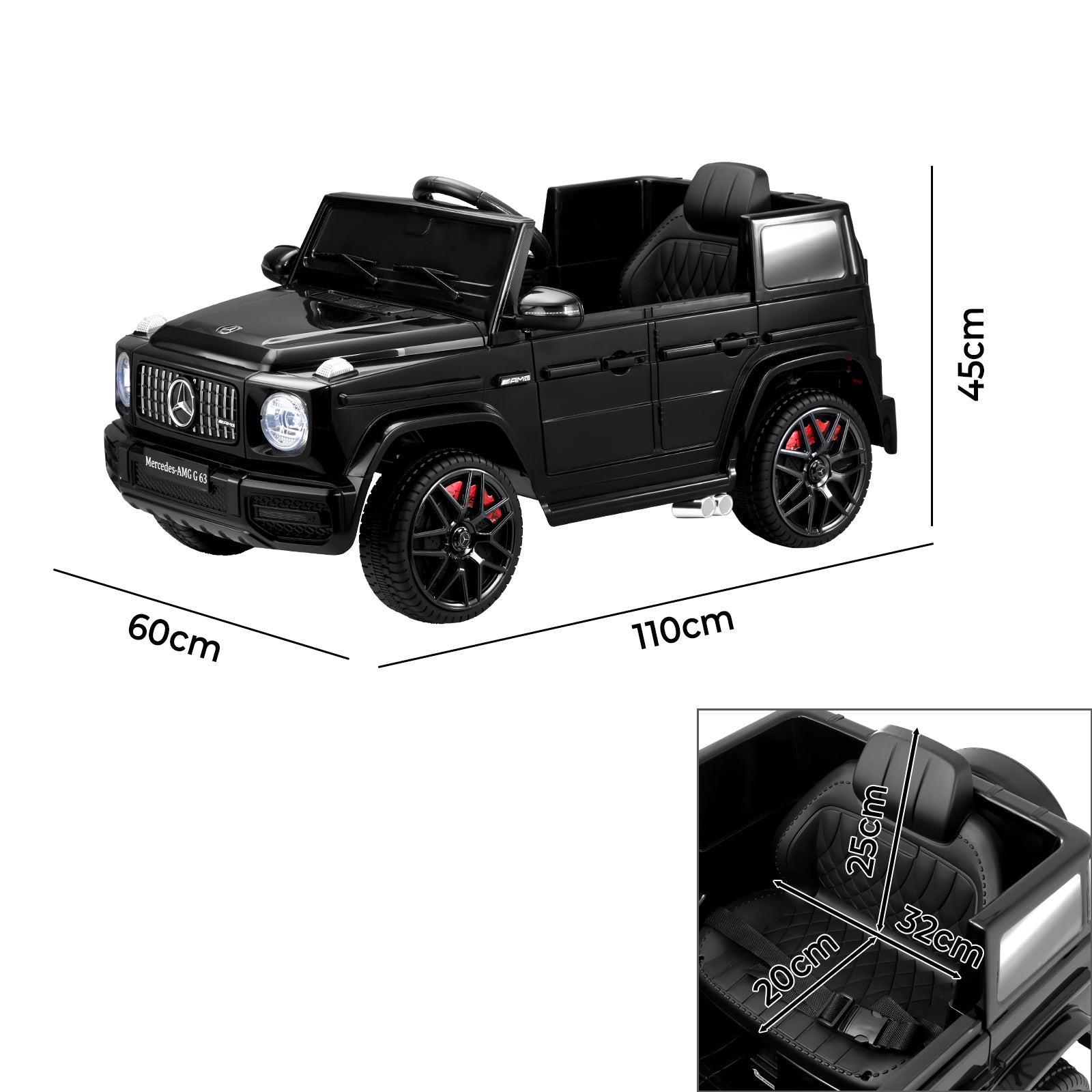 Mercedes-Benz Licensed Kids Ride On Car Electric Toys Remote 12V Battery Cars - Sunyee