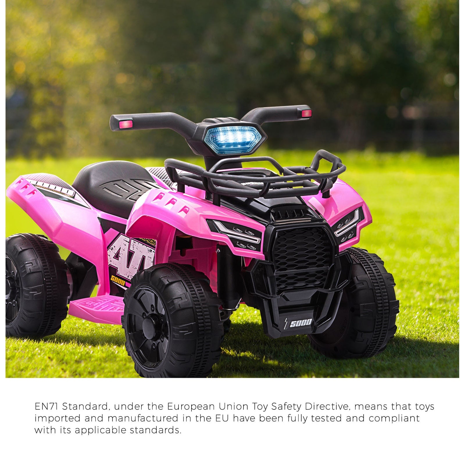 Mazam Ride On Car Electric ATV Bike Vehicle for Toddlers Kids Rechargeable Pink - Sunyee