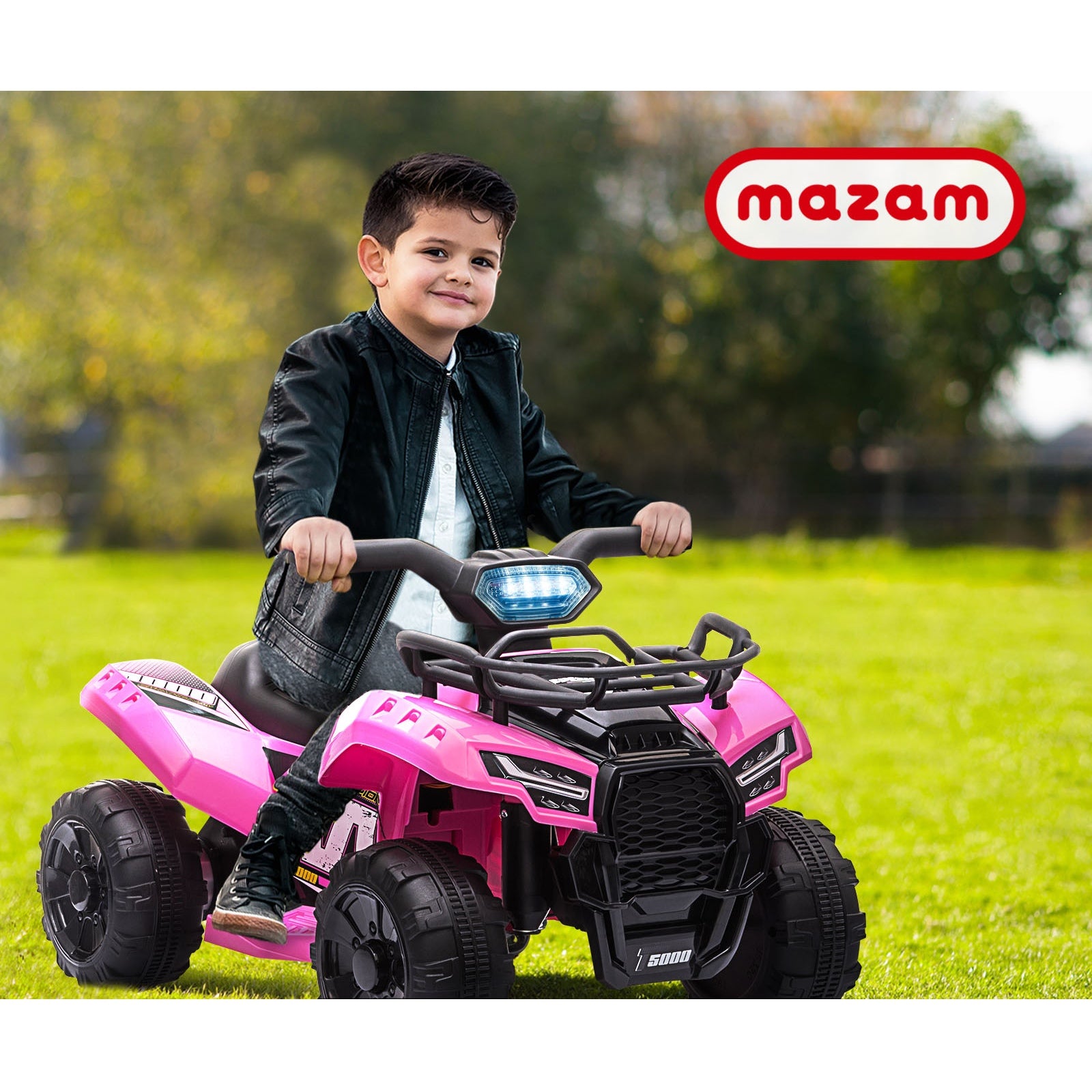 Mazam Ride On Car Electric ATV Bike Vehicle for Toddlers Kids Rechargeable Pink - Sunyee