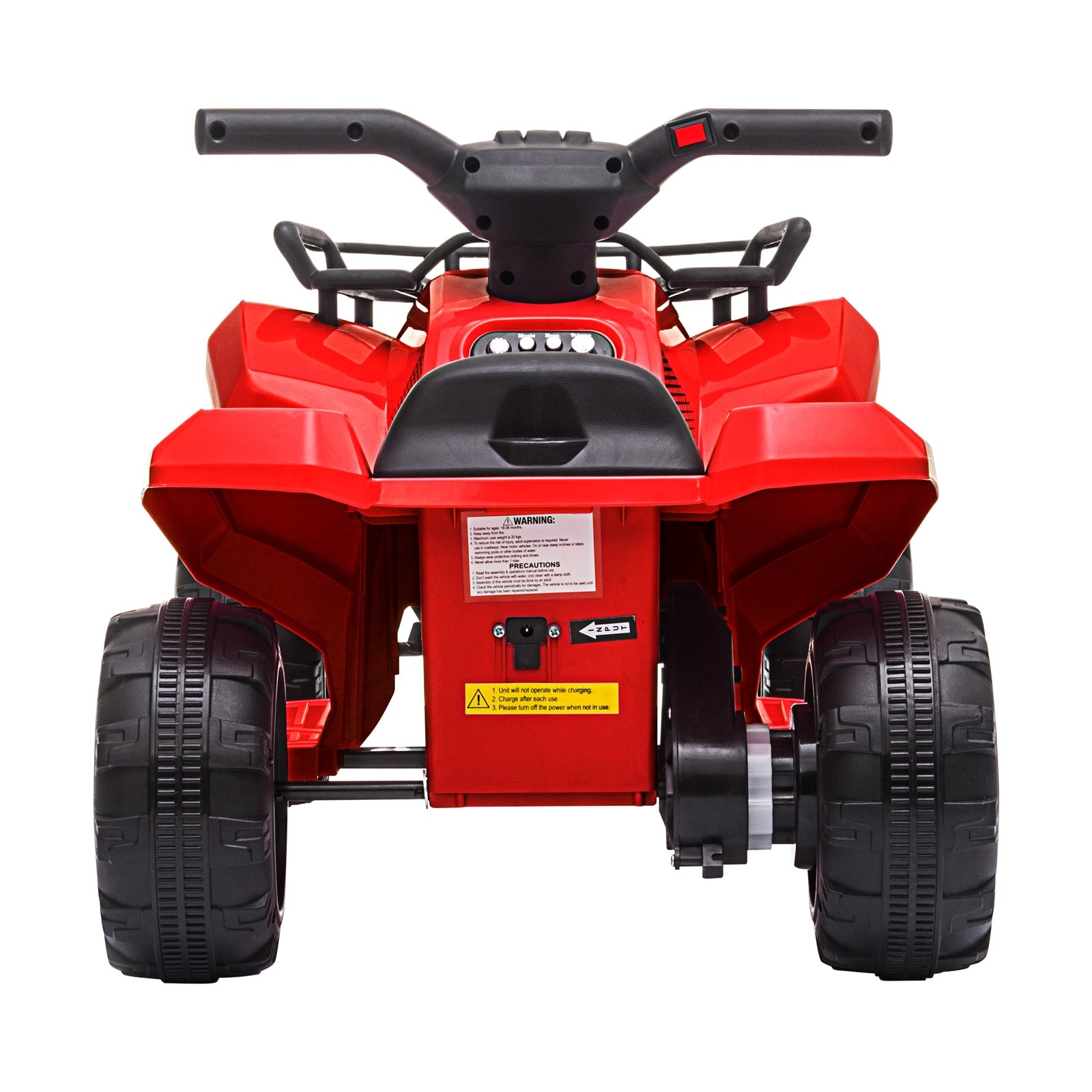 Mazam Ride On Car Electric ATV Bike Vehicle for Toddlers Kids Rechargeable Red - Sunyee