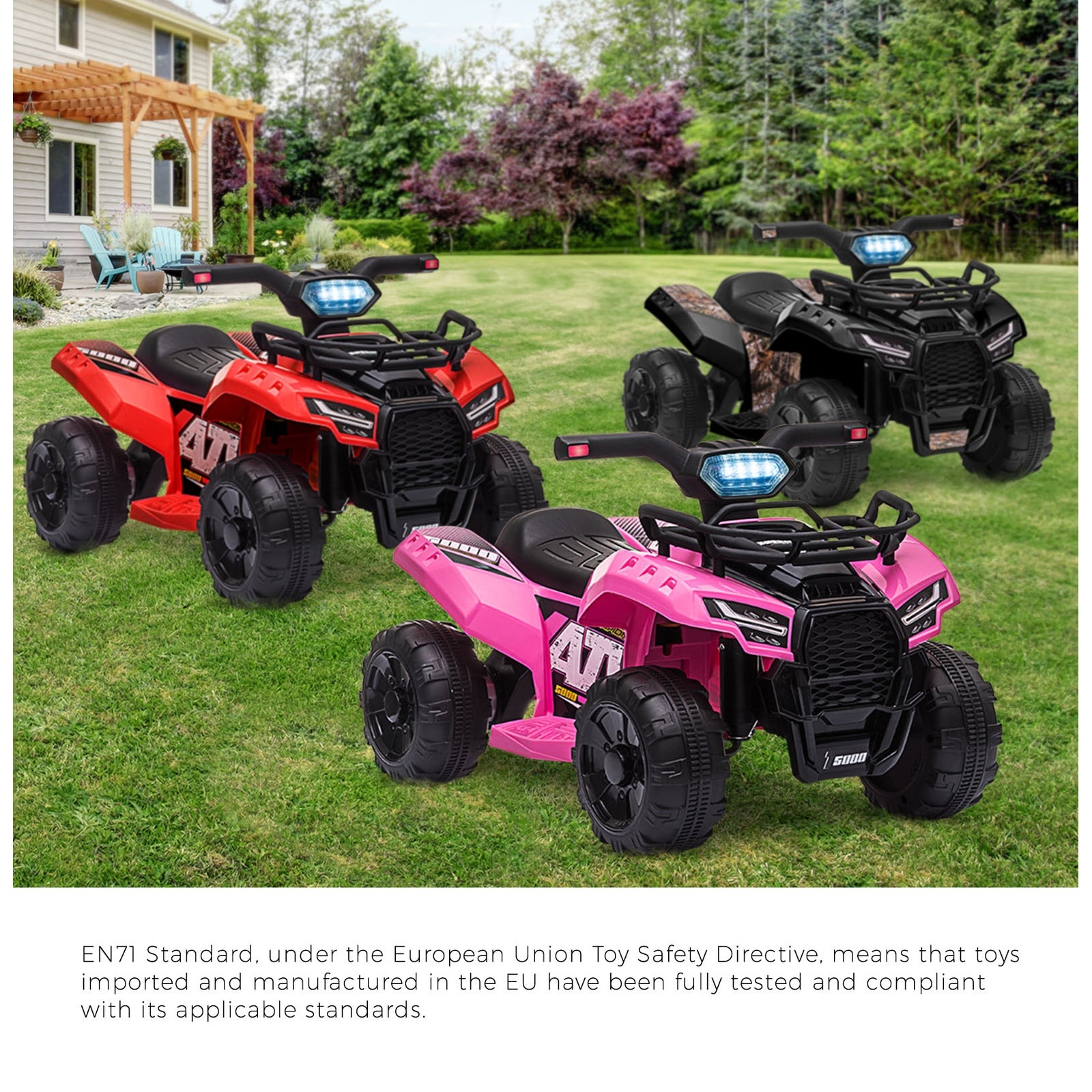 Mazam Kids Ride On Car Electric ATV Bike Vehicle Toy for Toddlers Rechargeable - Sunyee