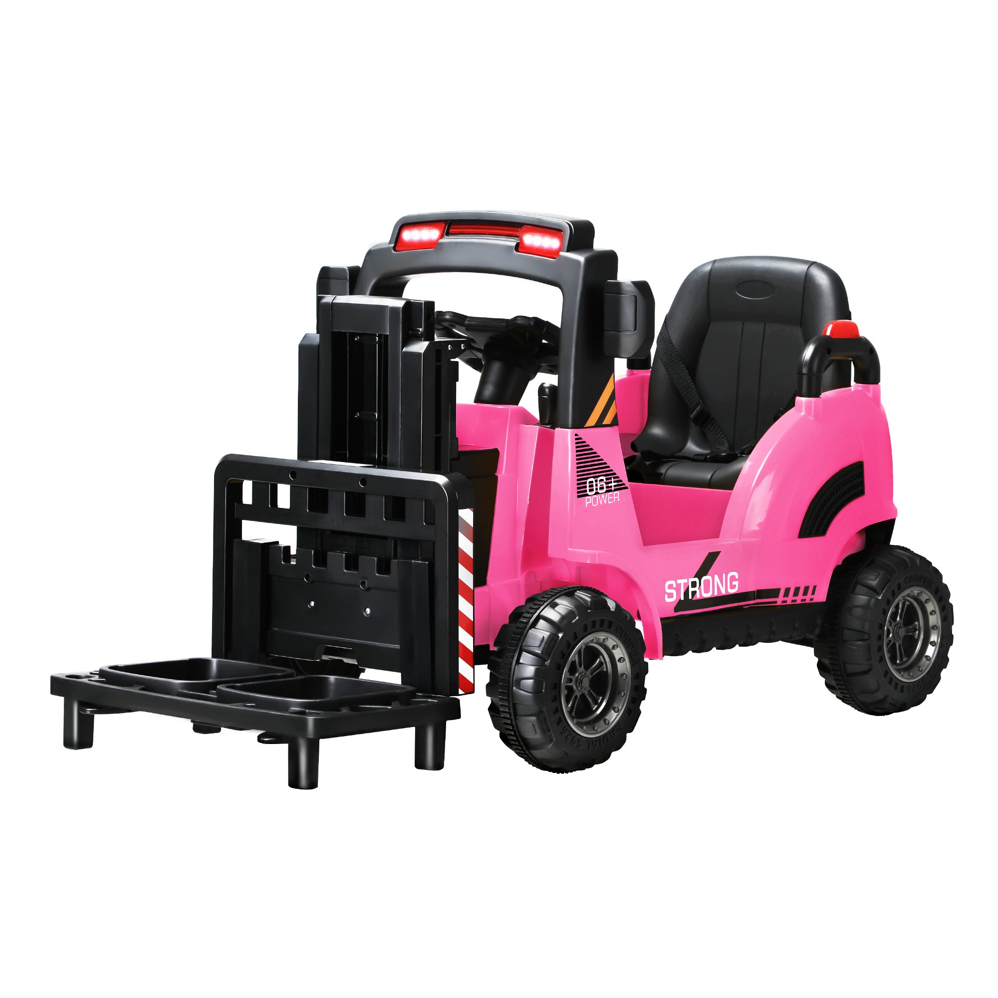 Mazam Ride-On Forklift Electric Car Toy for Toddlers Kids 12V Rechargeable Pink - Sunyee