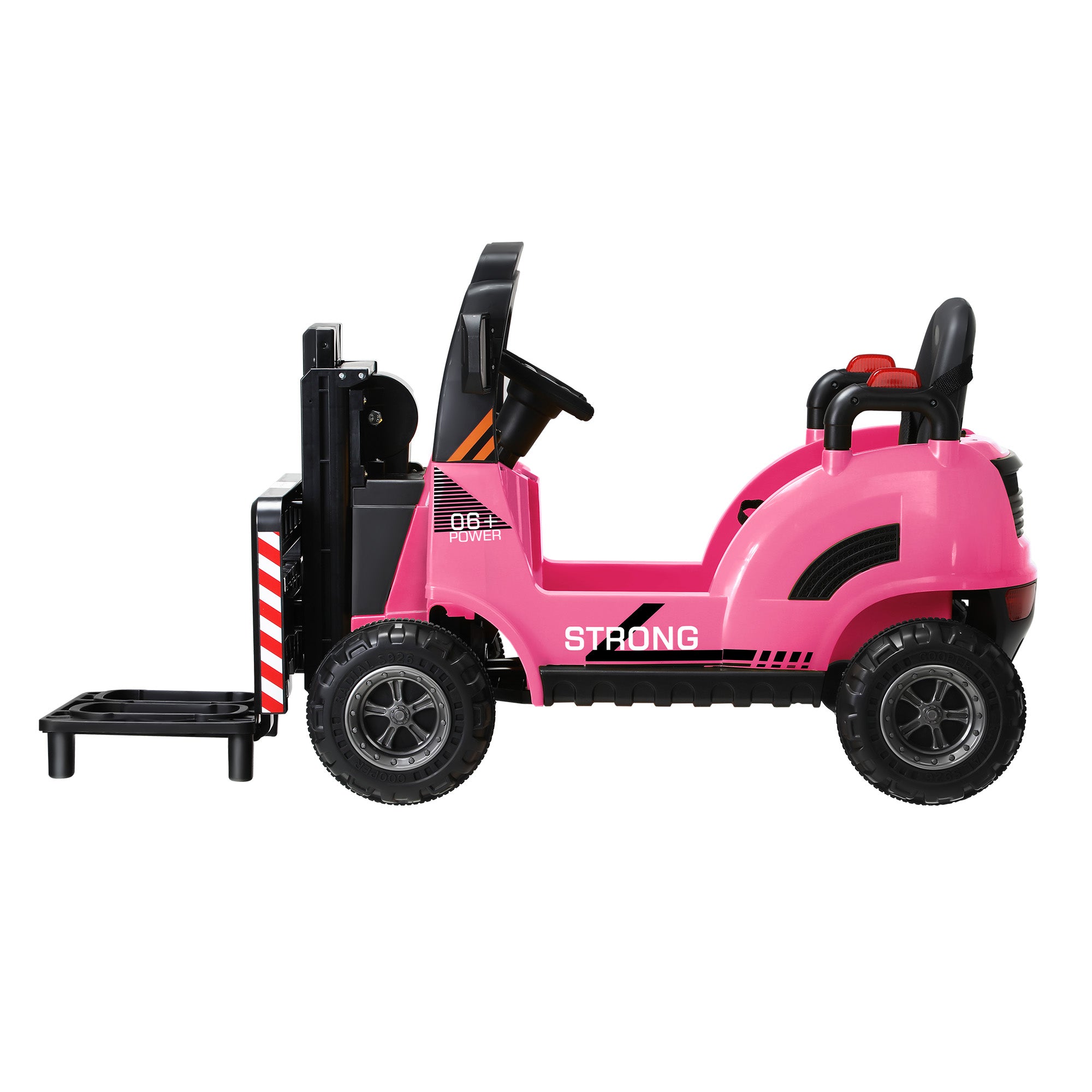 Mazam Ride-On Forklift Electric Car Toy for Toddlers Kids 12V Rechargeable Pink - Sunyee